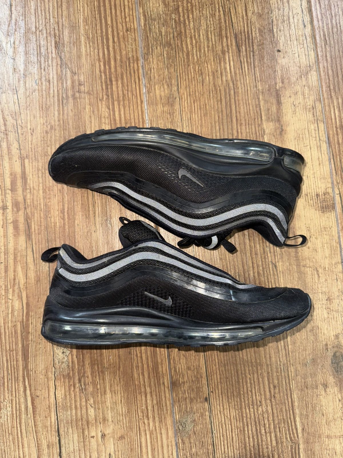 Nike Nike Air Max 97 Ultra ’17 “Triple Black” Size US 10 / EU 43 - 3 Thumbnail
