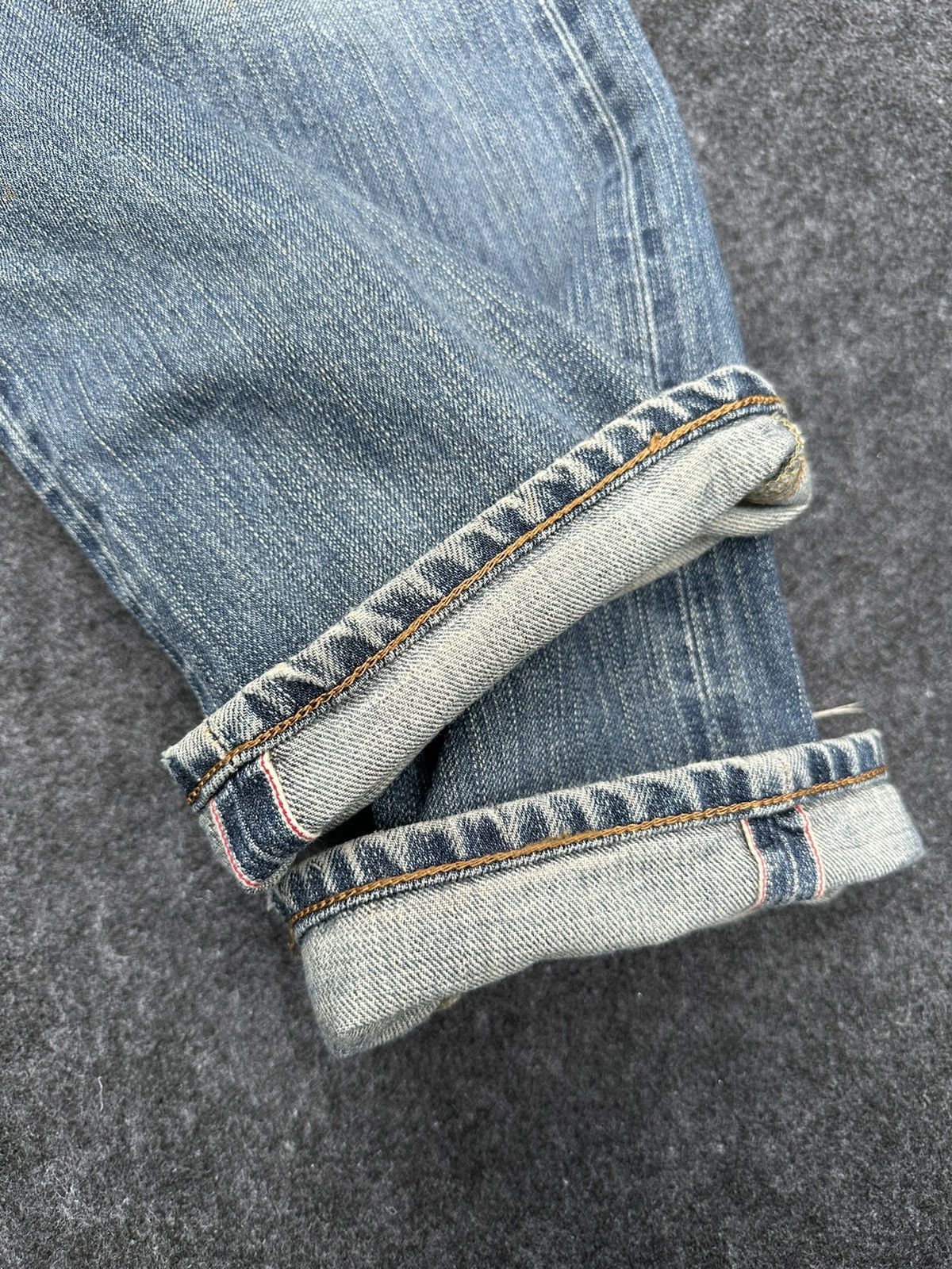 Edwin × If Six Was Nine × Vintage Vintage Edwin 505zxx Selvedge Distressed Denim D68 Size US 30 / EU 46 - 11 Thumbnail