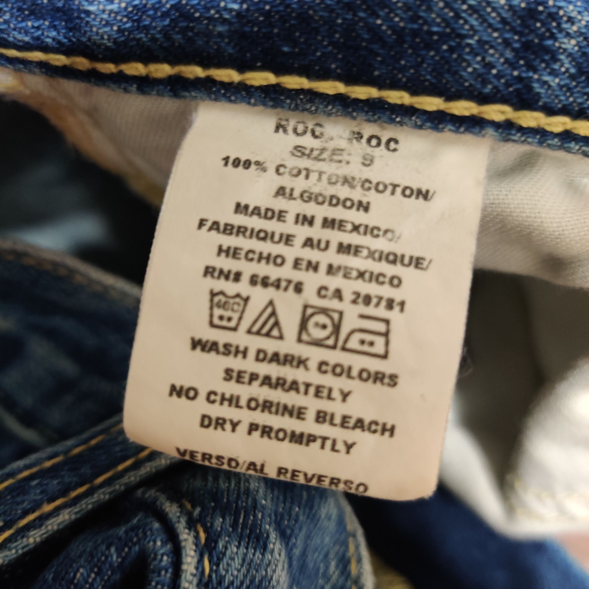 Tommy Jeans Vintage Womens Tommy Jeans Juniors Straight Leg High Rise De Size 31" - 7 Thumbnail