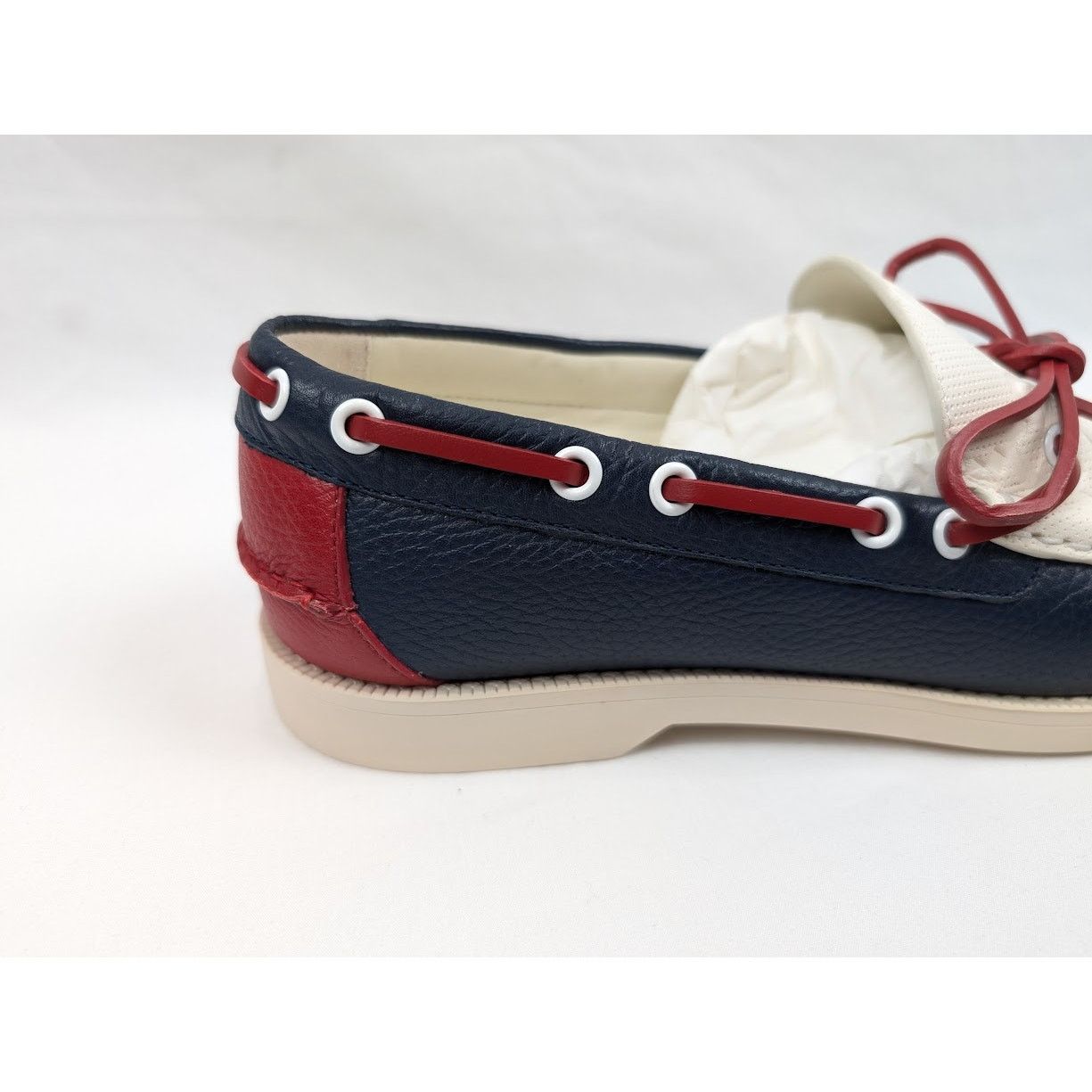 Gucci o1rshd1 Riverside Calf Shoes in Blue/Off White Size US 8.5 / EU 41-42 - 5 Thumbnail