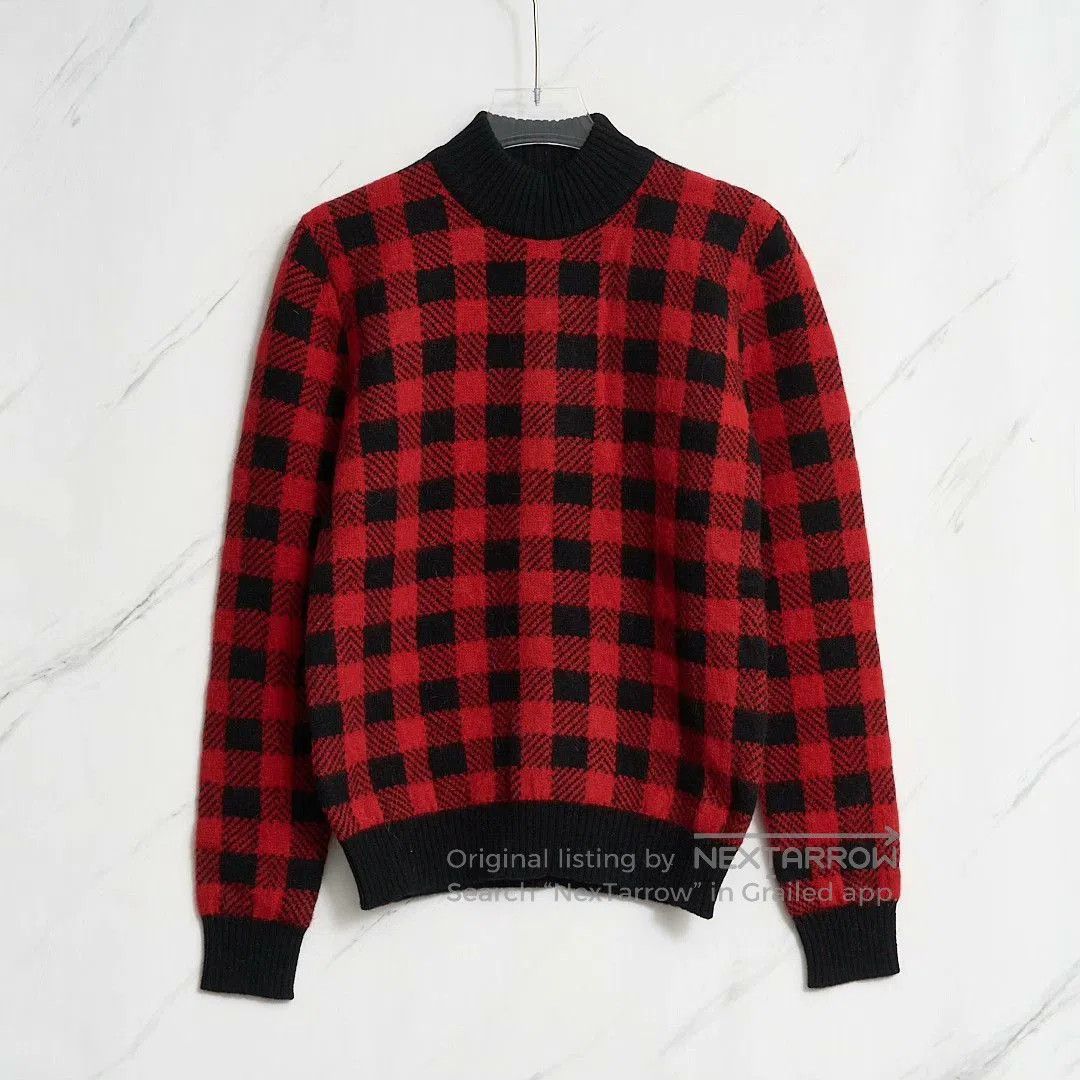 Saint Laurent Paris Saint Laurent Men's Classic Checkered Sweater. Size US M / EU 48-50 / 2 - 1 Thumbnail