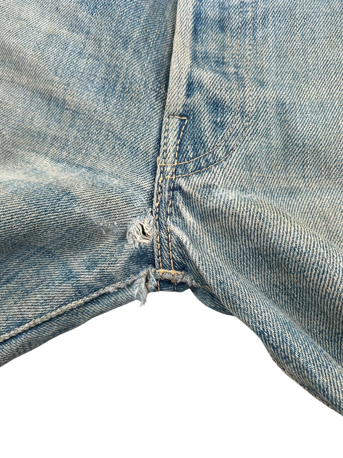 Kapital Vintage Levis Big E Selvedge Distressed Denim Jeans Size US 32 / EU 48 - 11 Thumbnail