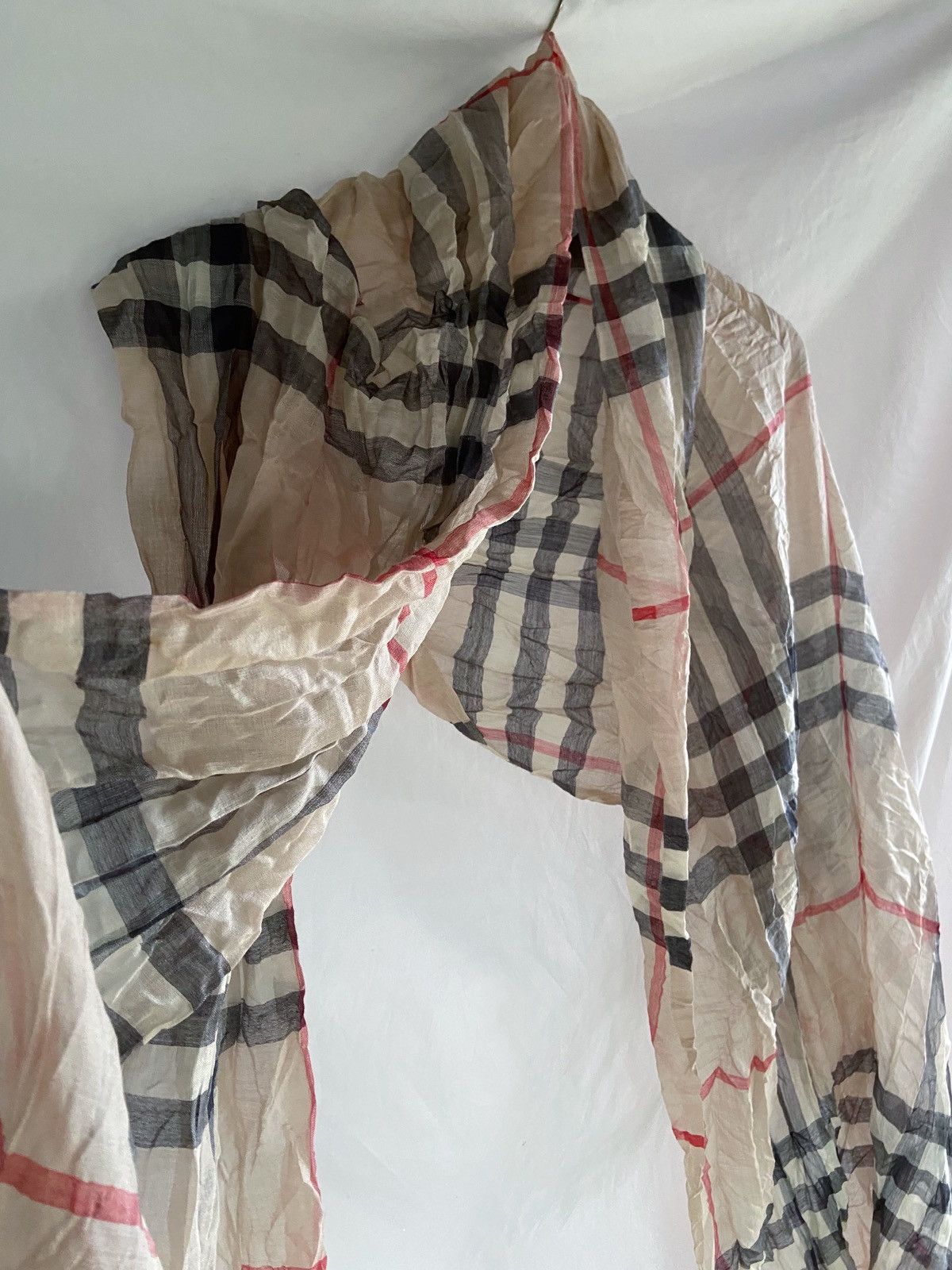 Burberry BURBERRY NOVA CHECK WOOL SCARF Size ONE SIZE - 2 Thumbnail