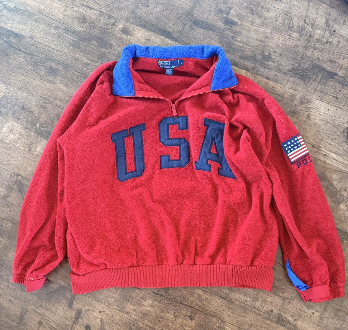 Polo Ralph Lauren Vintage Snow Beach Polo Ralph Lauren Hoodie Size US L / EU 52-54 / 3 - 1 Thumbnail