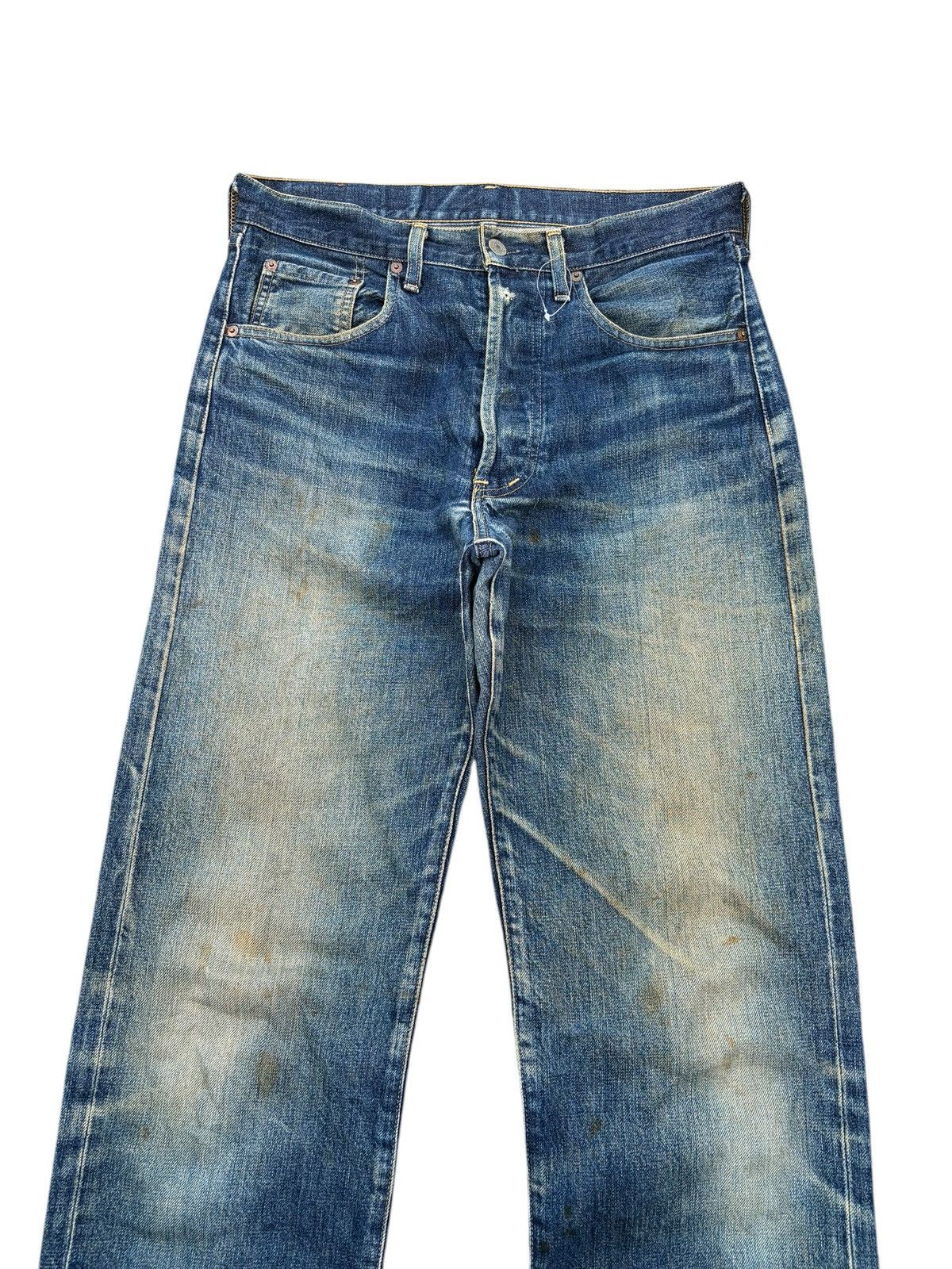Levi's TRASHER VINTAGE LEVI'S BIG E 503B SELVEDGE DISTRESSED DENIM Size US 32 / EU 48 - 6 Thumbnail