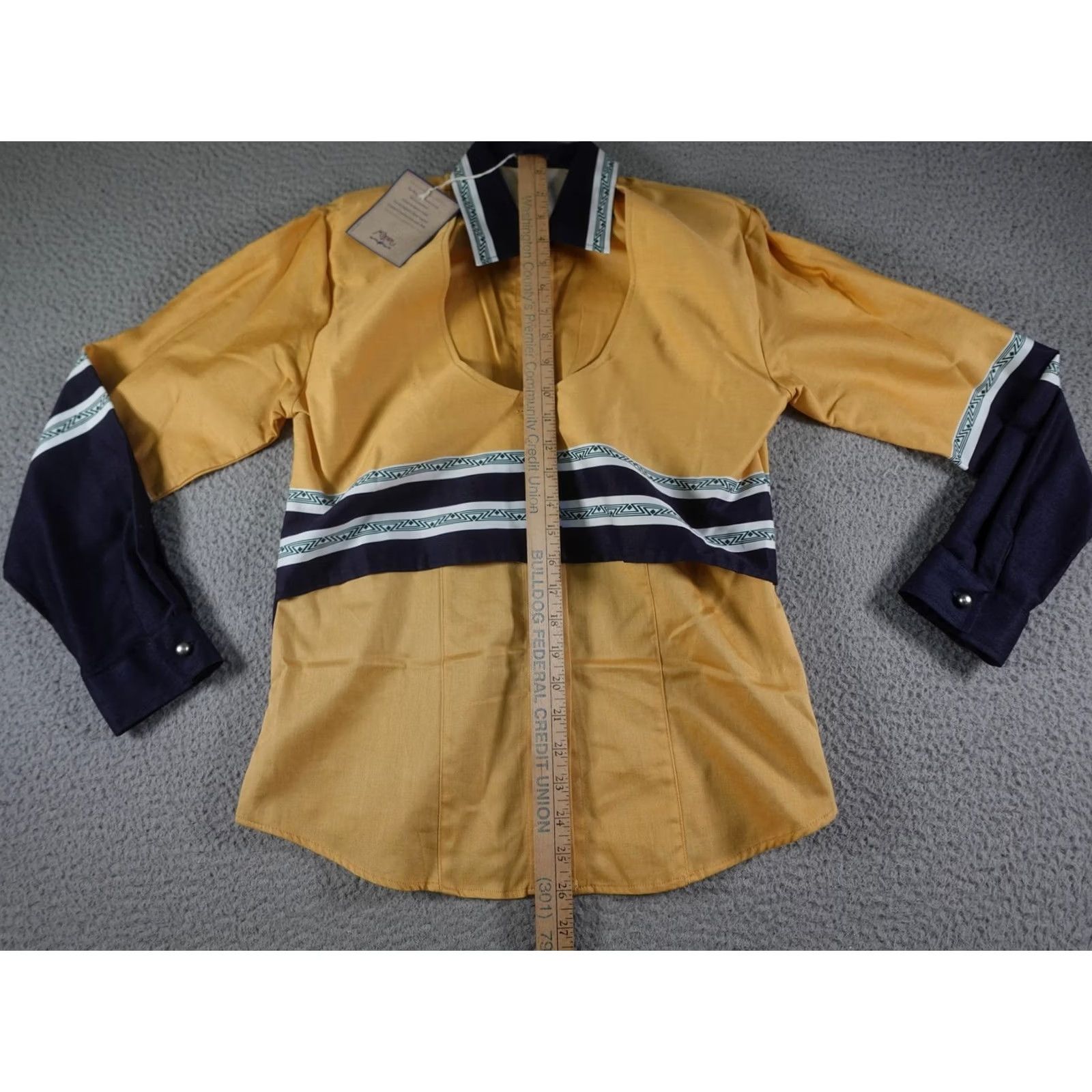 Roper VINTAGE Roper Shirt Womens Small Yellow Western Show Rodeo Cowgirl Horse Ranch Shirts Women Small Yellow Western Show Rodeo Cowgirl Size S / US 4 / IT 40 - 4 Thumbnail