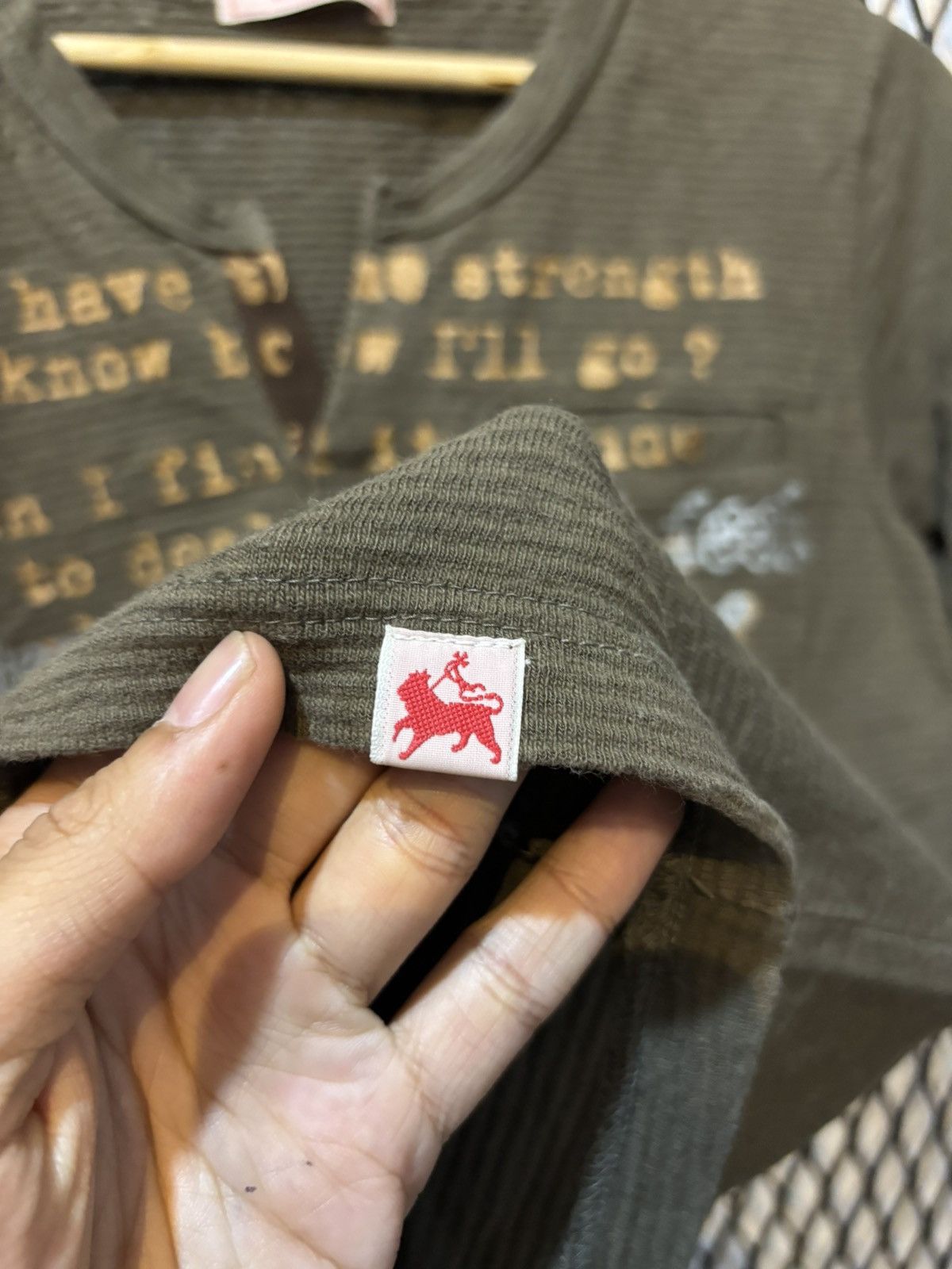 Japanese Brand 231295= Homme art wording japanese brand design rare Size US S / EU 44-46 / 1 - 4 Thumbnail