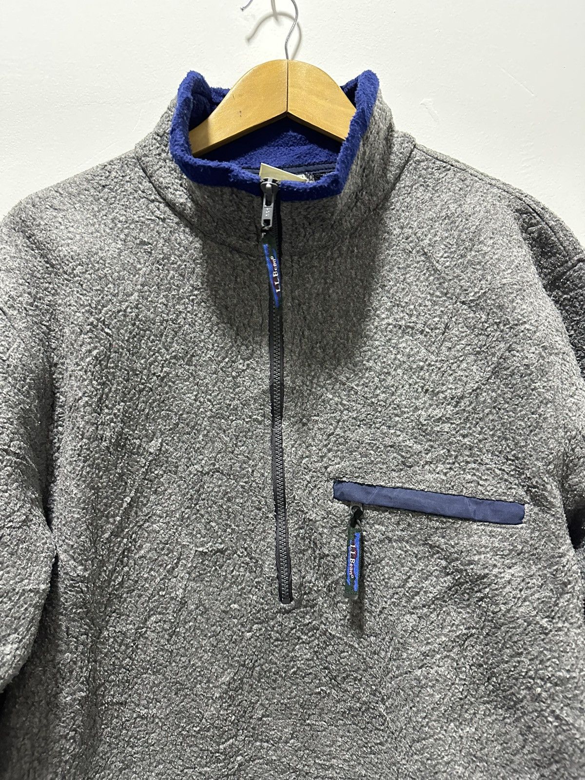 L.L. Bean Vintage L.L.Bean Half Zipper Sherpa Fleece Jacket Size US M / EU 48-50 / 2 - 4 Thumbnail