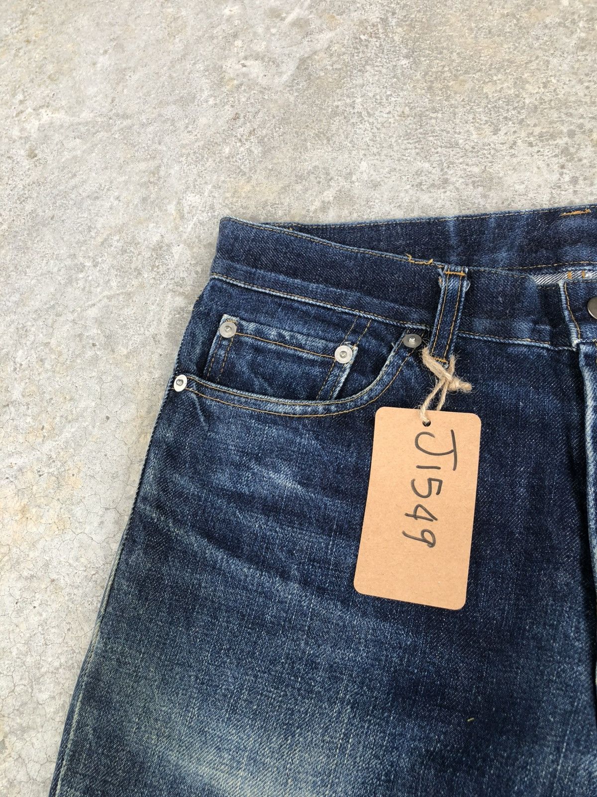 Yohji Yamamoto Ined Homme Flared Jeans Distressed Jeans Size US 30 / EU 46 - 16 Thumbnail