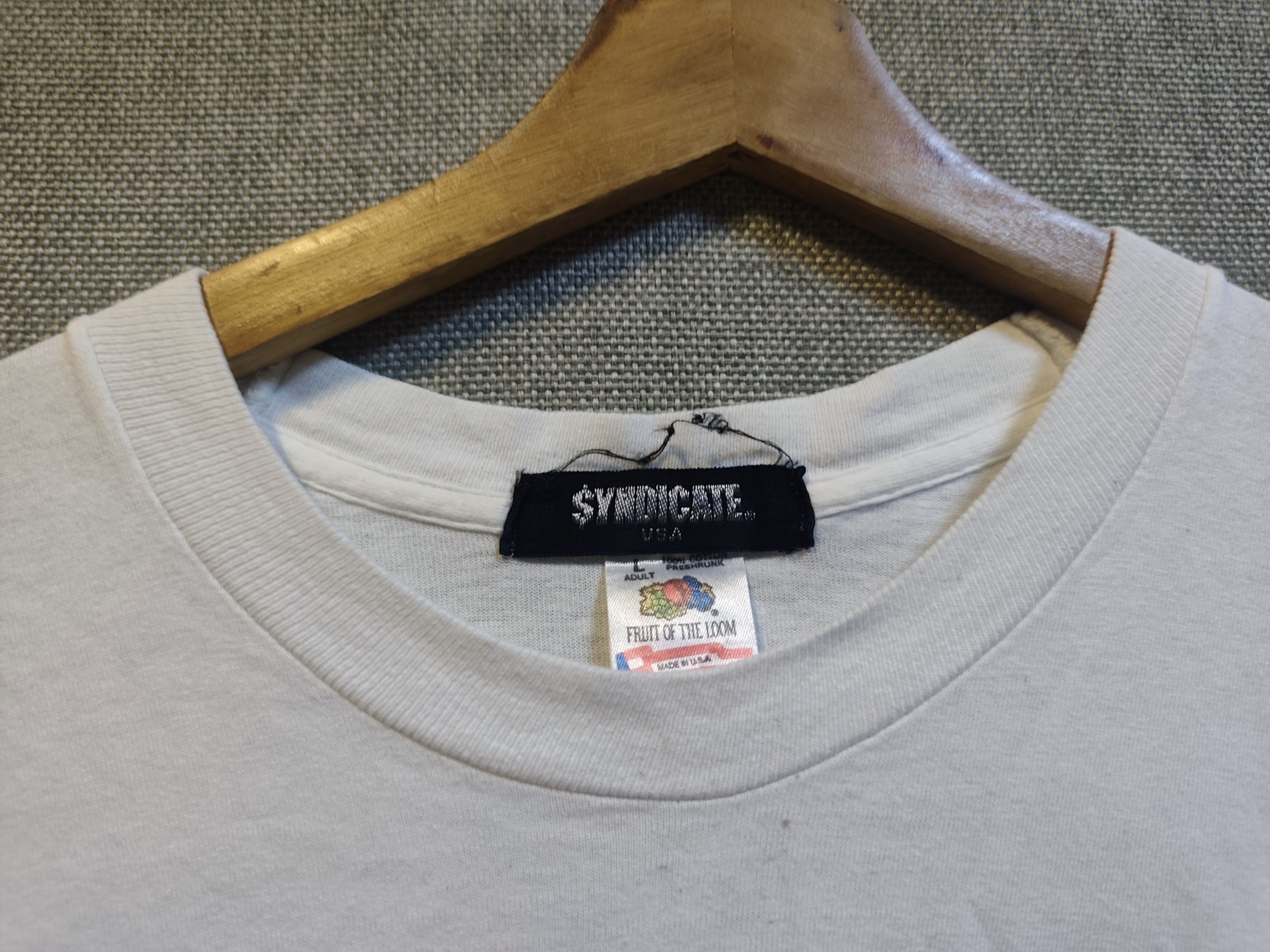 Rap Tees Vintage 90s Rhyme Syndicate Ice-T Rap Tee Size US M / EU 48-50 / 2 - 6 Thumbnail