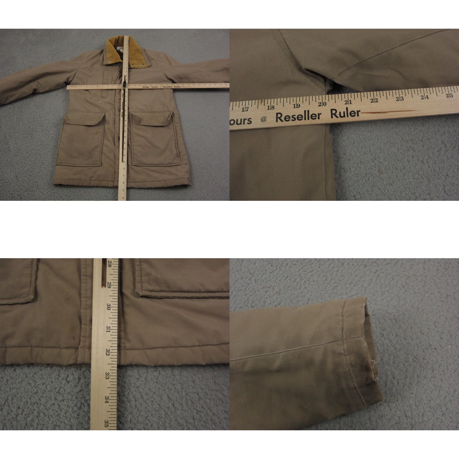 Vintage VINTAGE Field & Stream Jacket Mens S Brown 80s Puffer Parka Zip Corduroy Size US S / EU 44-46 / 1 - 9 Thumbnail