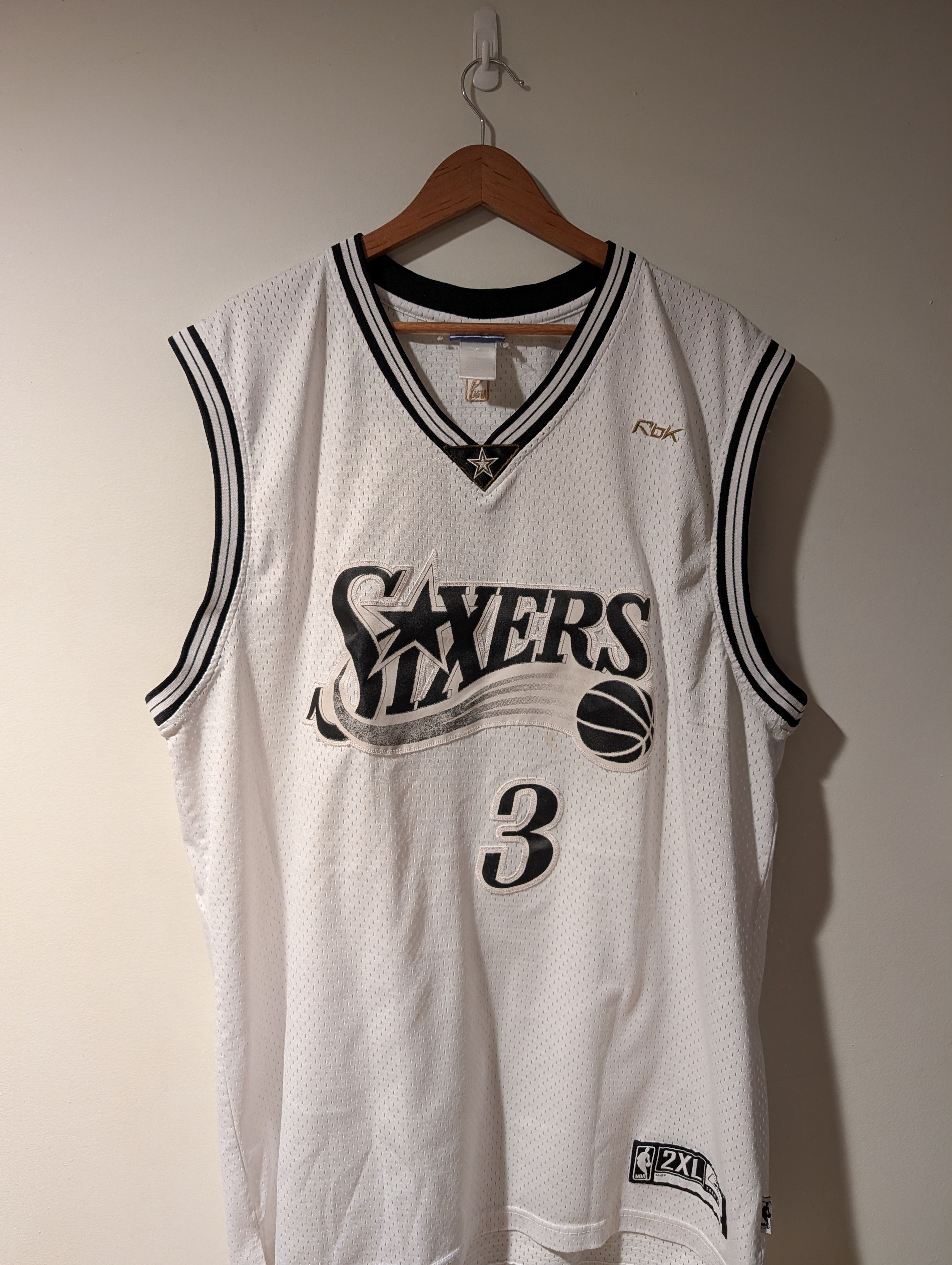 NBA Vintage Iverson Philadelphia 76ers NBA Basketball Jersey Size US XXL / EU 58 / 5 - 1 Thumbnail