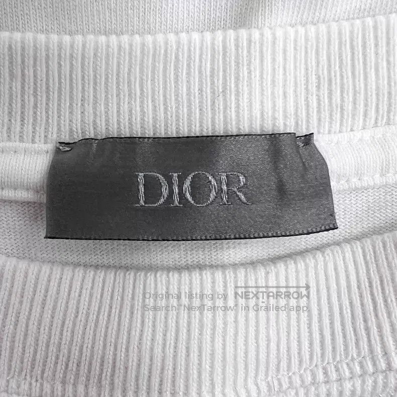 Dior Dior White floral letter embroidery cotton round-neck shor Size US XS / EU 42 / 0 - 6 Thumbnail