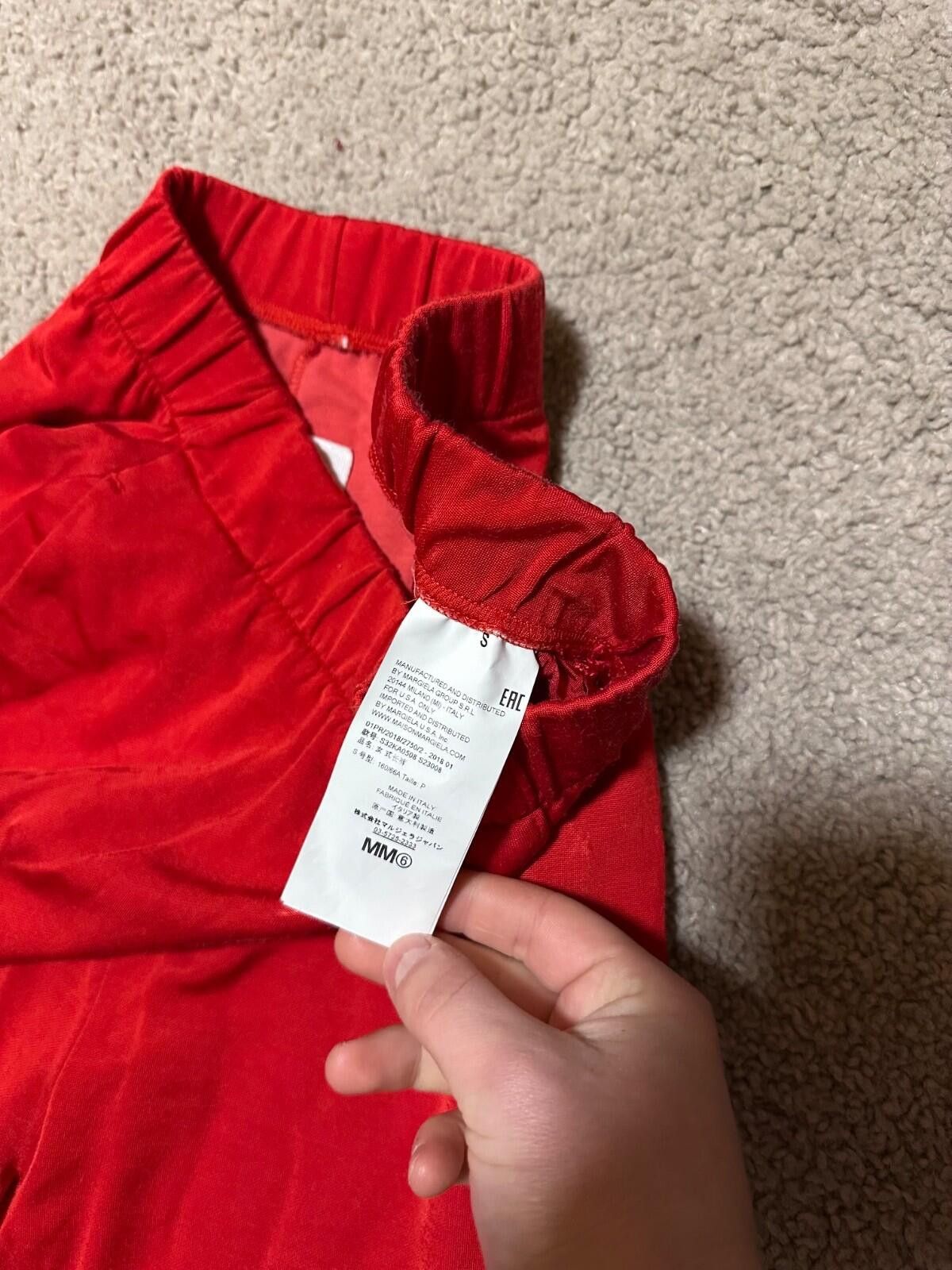 Maison Margiela Maison Margiela MM6 Red Pant Sz S Size 25" / US 0 / IT 36 - 7 Thumbnail
