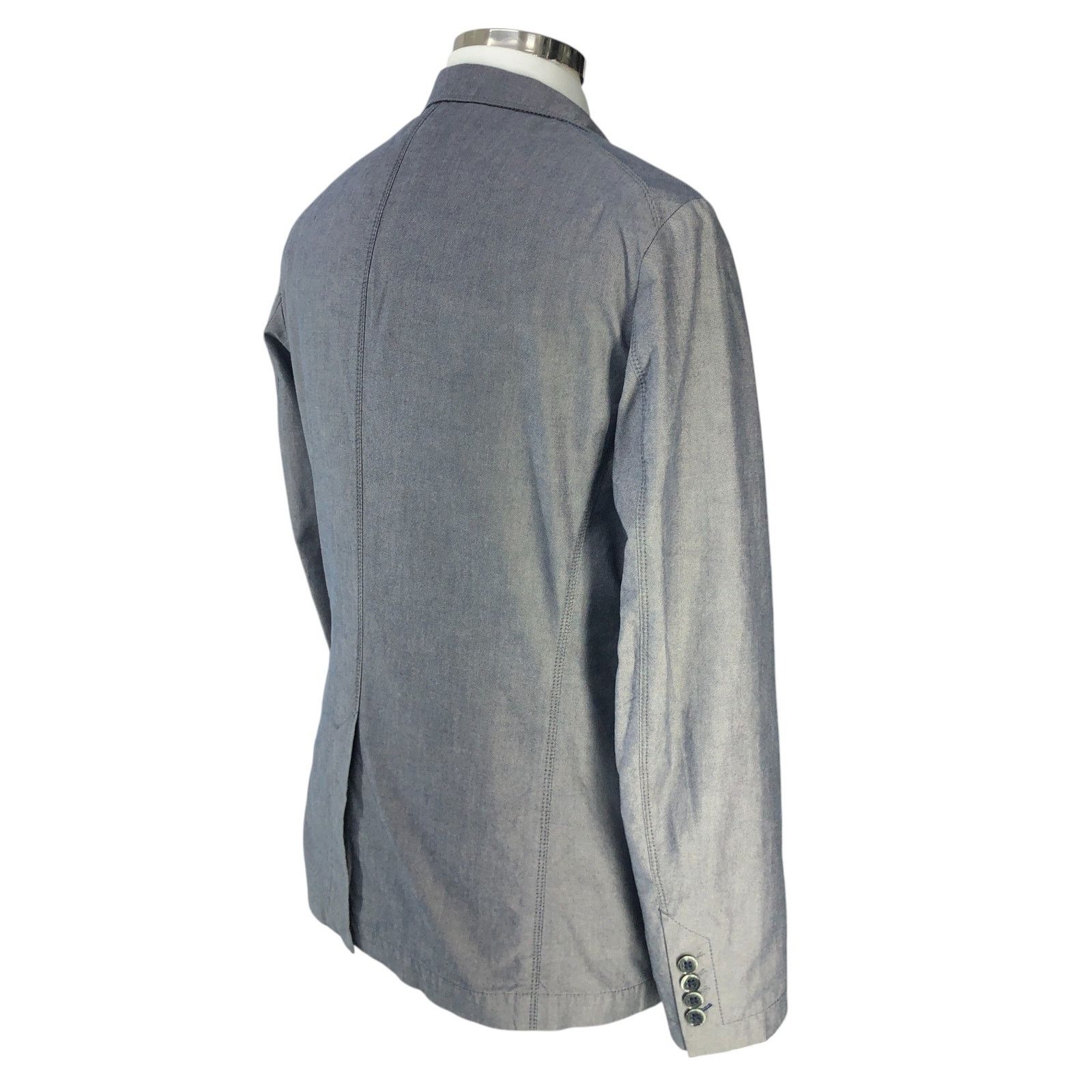 Hugo Boss Hugo Boss Sz 40R Sport Coat Morell Cotton Unstructured Gray Size 40R - 10 Thumbnail