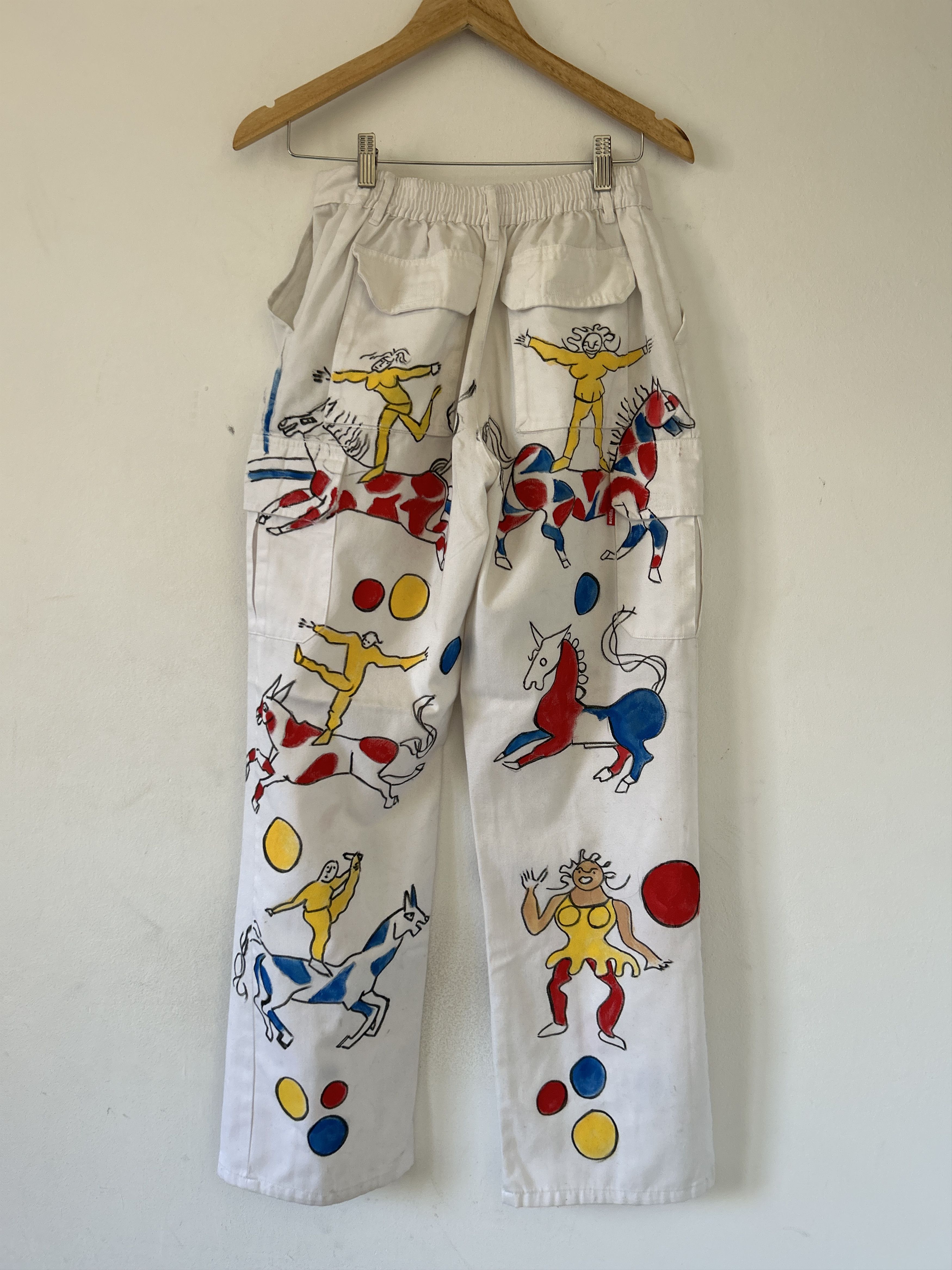 Other Custom Calder drawings circus horse cargo work pants Size 30" / US 8 / IT 44 - 8 Thumbnail