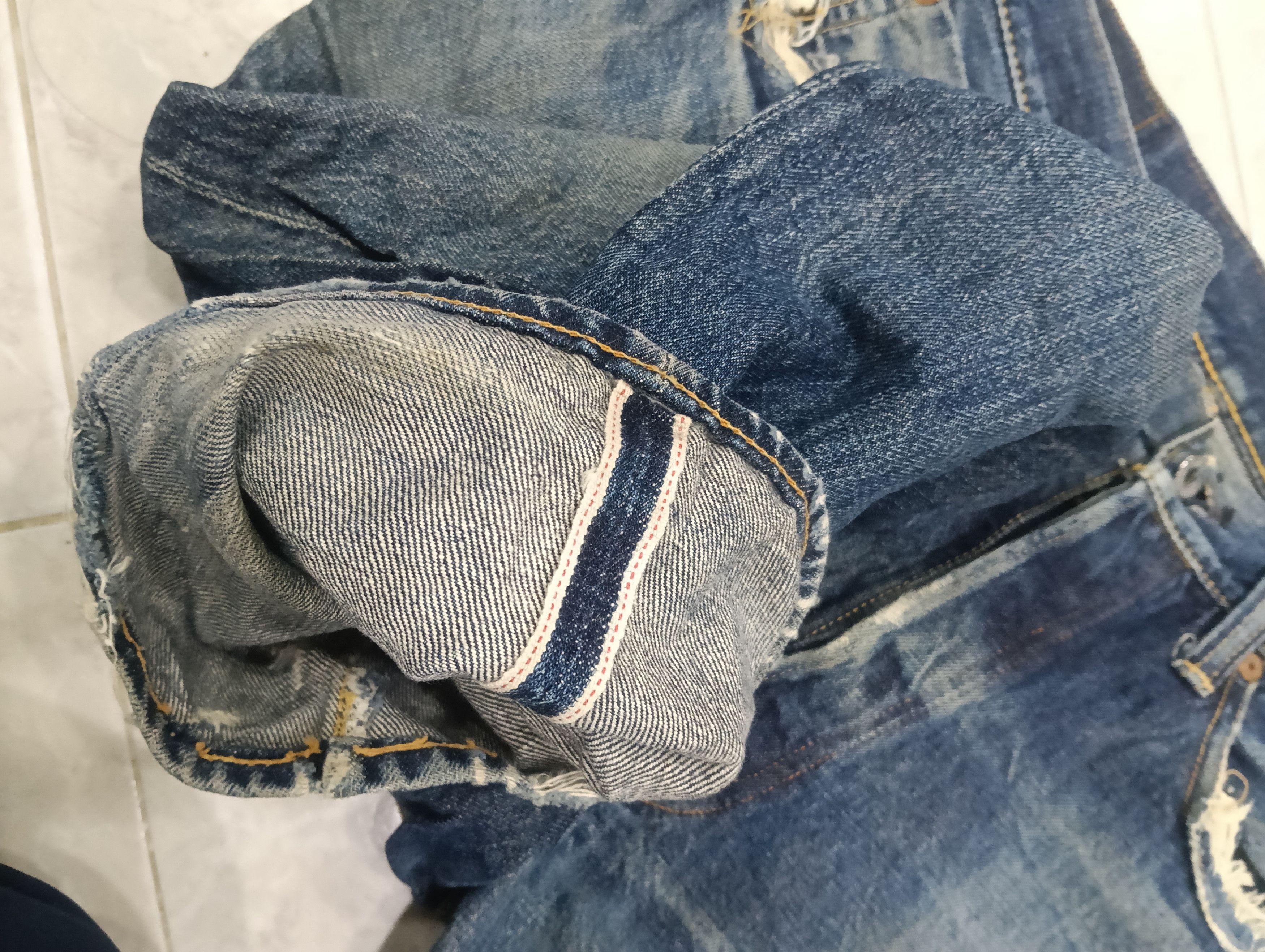 Skull Jeans by an Alchemist Sick Skull Jeans Selvedge Size US 31 - 11 Thumbnail