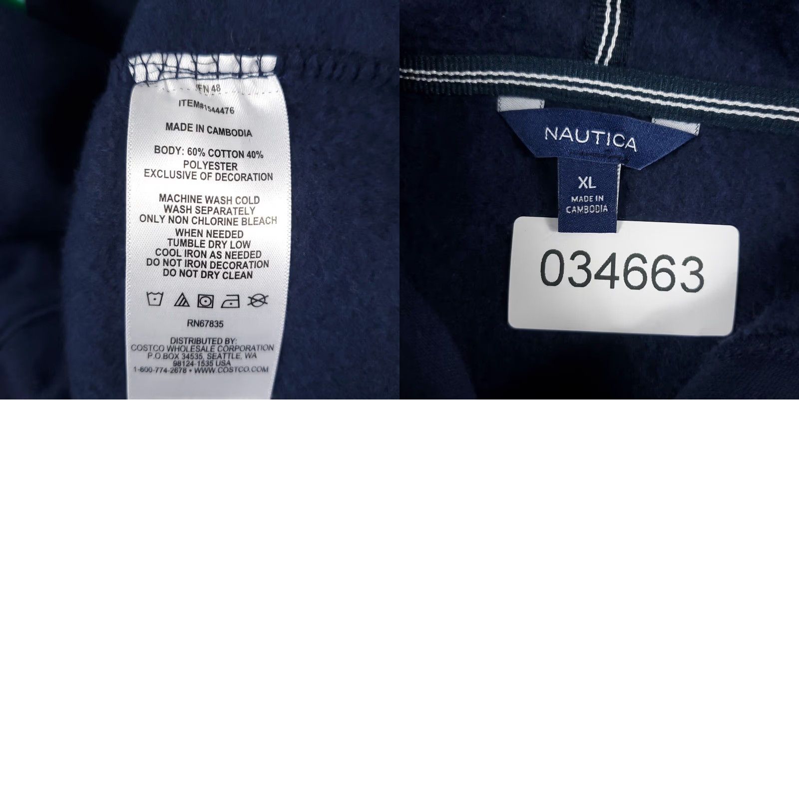 Nautica Nautica Sweater Womens Size XL Blue Pullover Hoodie Sweatshirt Ladies Size XL / US 12-14 / IT 48-50 - 8 Thumbnail