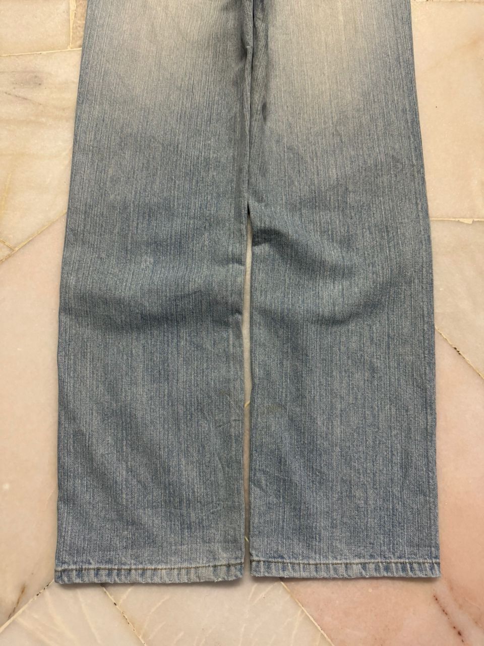 Japanese Brand VINTAGE 2000s JAPANESE MUDWASH STRAIGHT BLUE JEANS Size US 30 / EU 46 - 10 Thumbnail