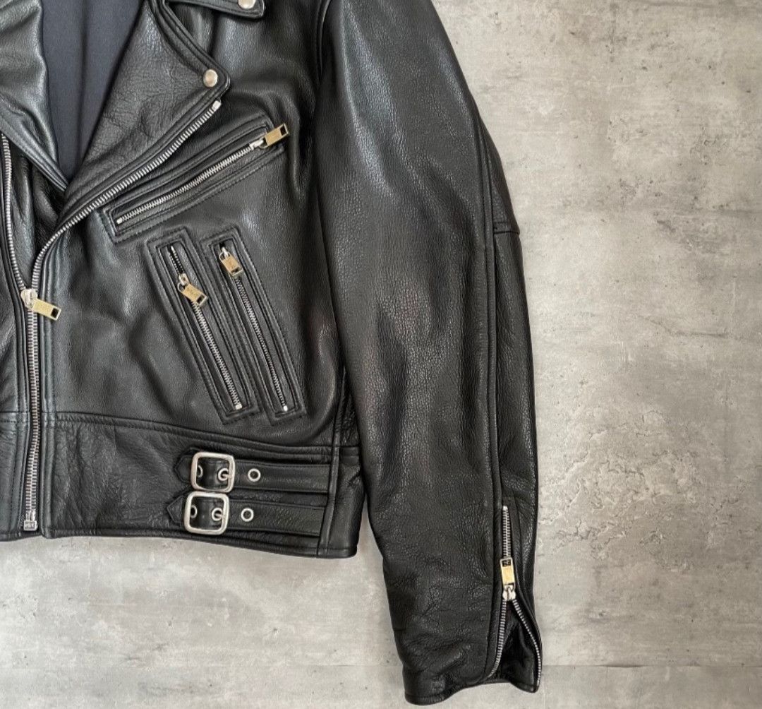 Enfants Riches Deprimes Erd Mercedes-Benz logo leather jacket Size US M / EU 48-50 / 2 - 4 Thumbnail