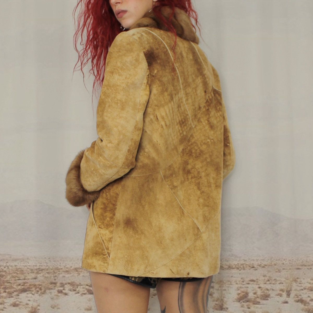 Other 🐻LEATHER BROWN JACKET🐻 Size M / US 6-8 / IT 42-44 - 3 Thumbnail