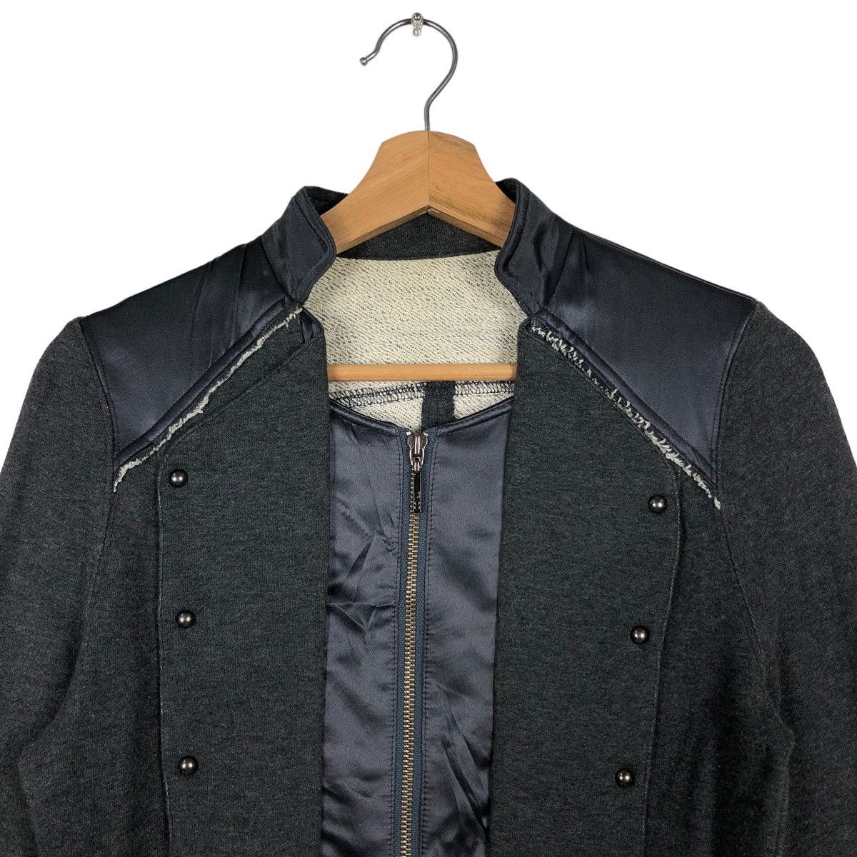 Japanese Brand 🔥Cropped Biker Jacket Bondage Design Issey Miyake Size US M / EU 48-50 / 2 - 2 Thumbnail