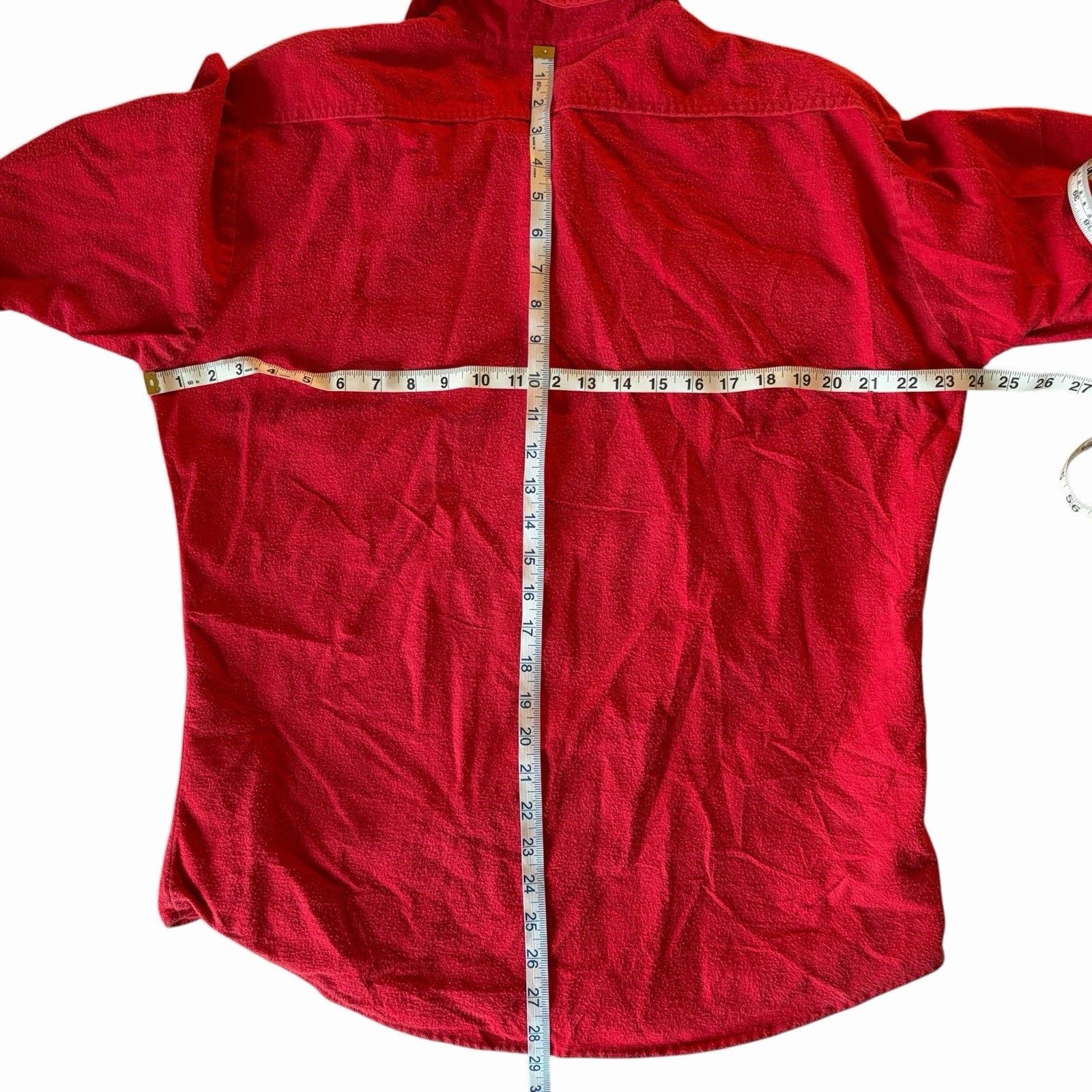 FiveBrother Vtg 80s FiveBrother Chamois Work Shirt Large 16 embroidered Size US L / EU 52-54 / 3 - 4 Thumbnail