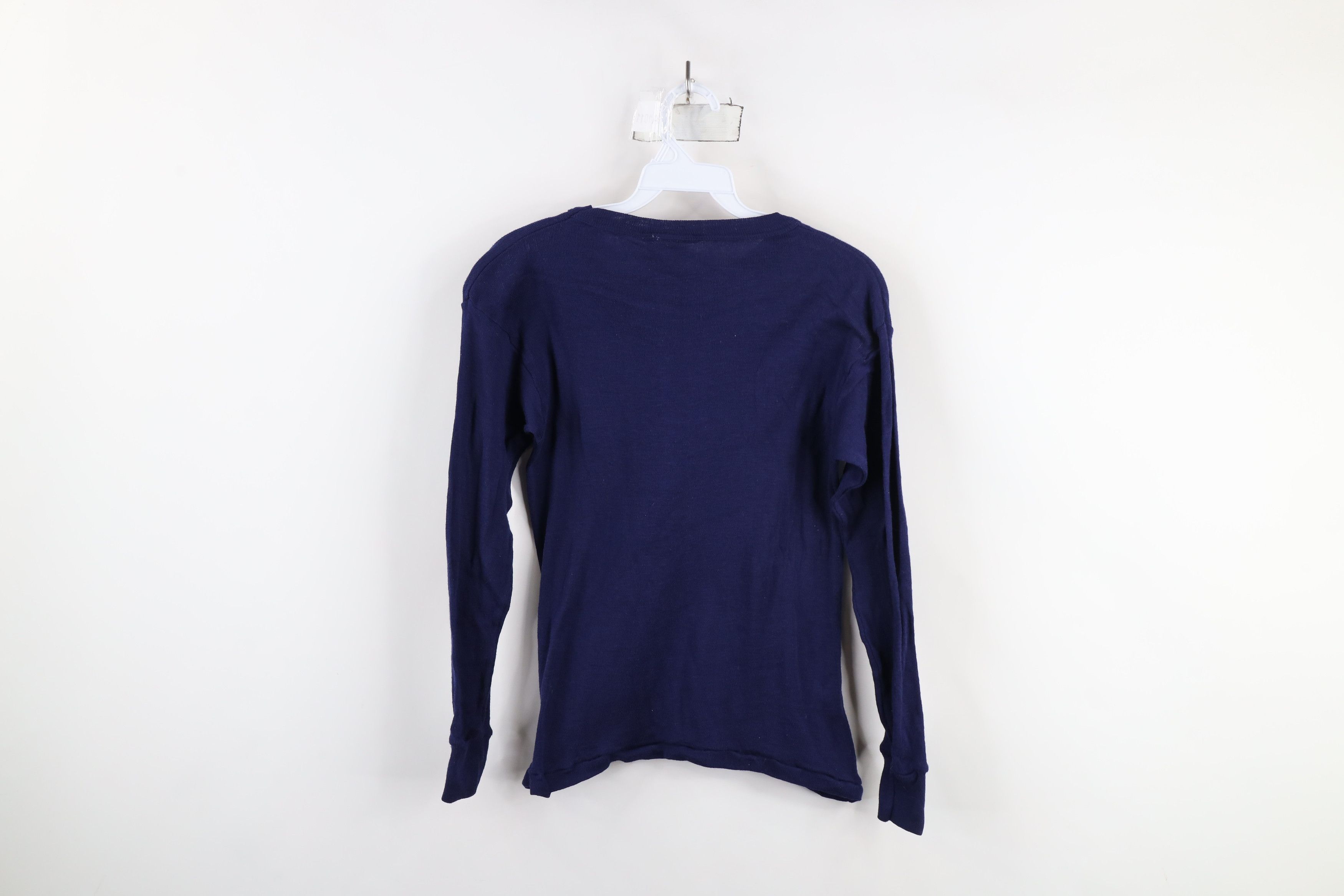 Vintage Vintage 90s Streetwear Ribbed Knit Long Sleeve T-Shirt USA Size M / US 6-8 / IT 42-44 - 8 Thumbnail