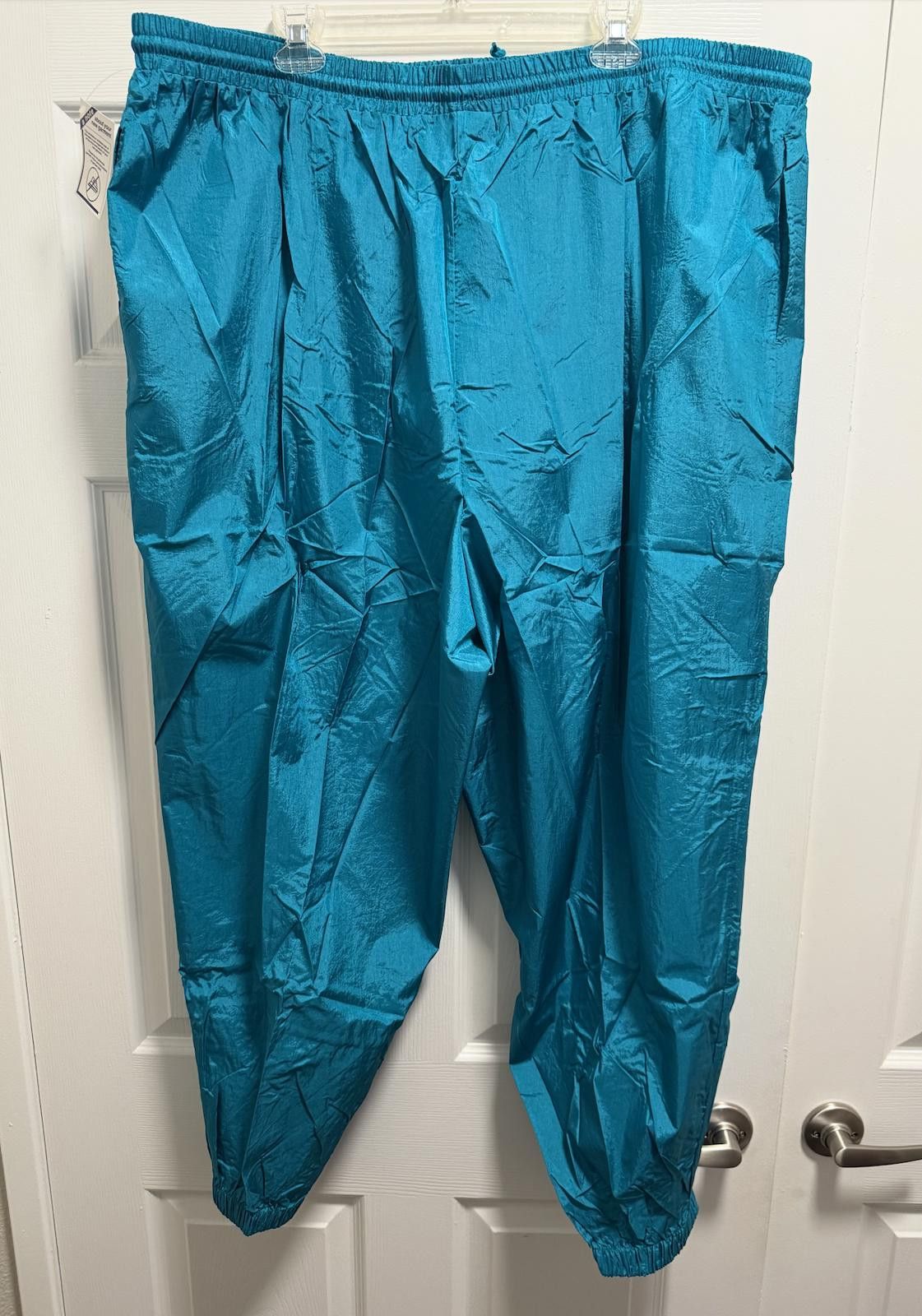 Designer Teal Bridge Gate/ Ridge Gate Track Pants 4X – NWT Vintage Size 30" / US 8 / IT 44 - 1 Thumbnail