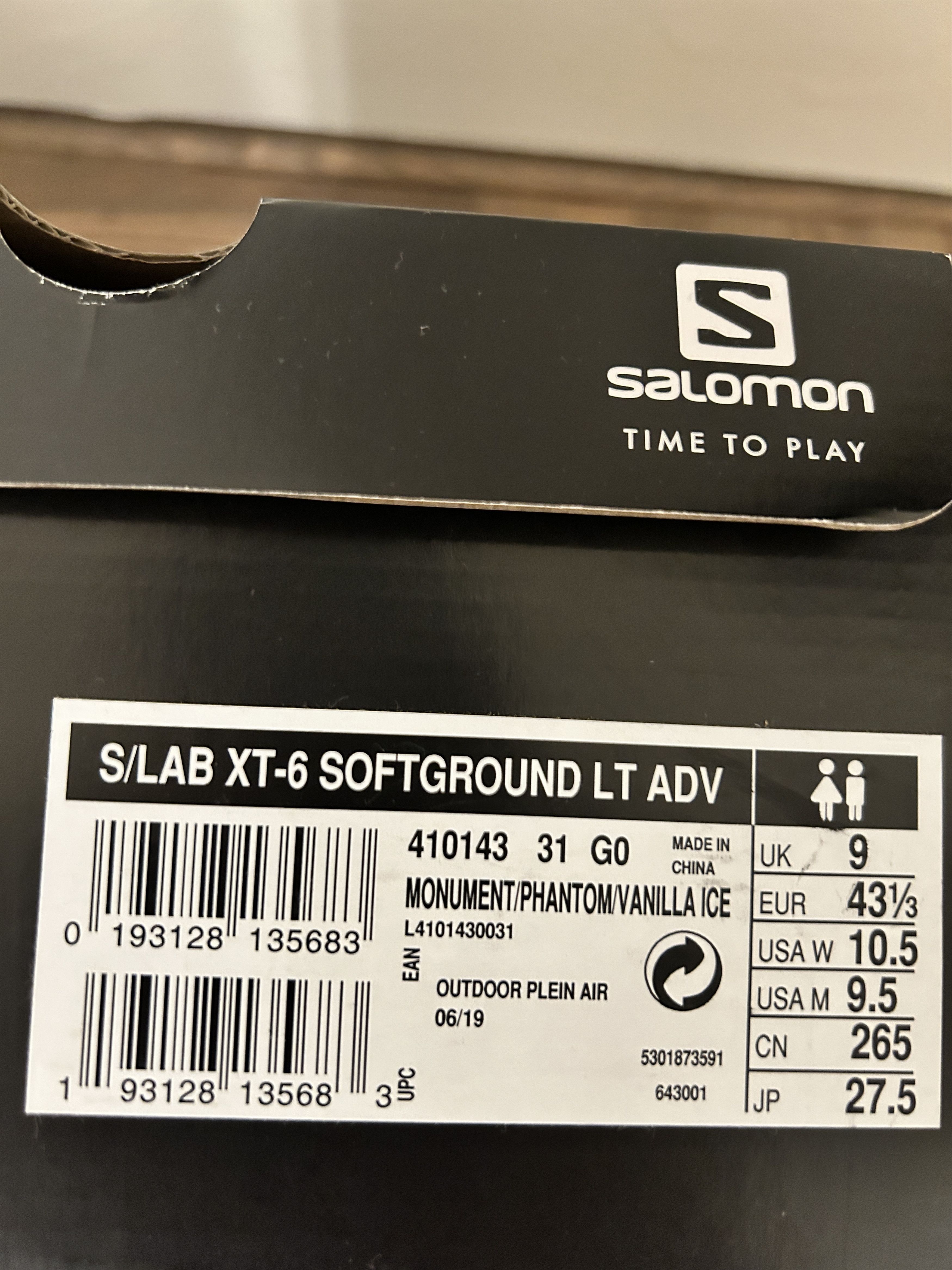 Salomon XT-6 Advanced 'Monument Phantom (2019) Size US 9.5 / EU 42-43 - 8 Thumbnail