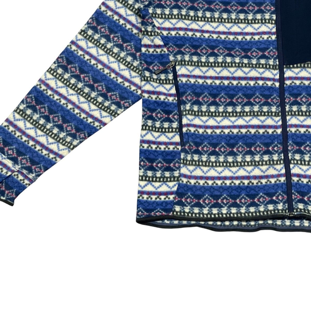 Montbell Vintage Mont-Bell Climaplus100 Print Fleece Sherpa Jacket Size US L / EU 52-54 / 3 - 4 Thumbnail