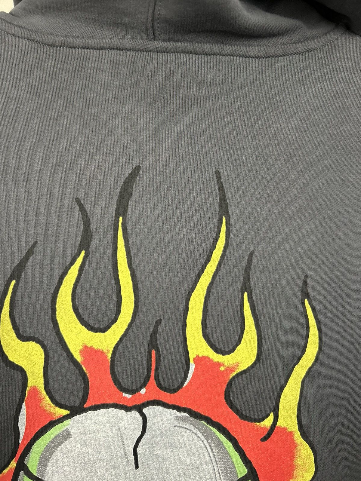 Ed Hardy Vintage Ed Hardy Zip Hoodie Fire Skull Rare Tatto Size US L / EU 52-54 / 3 - 17 Thumbnail