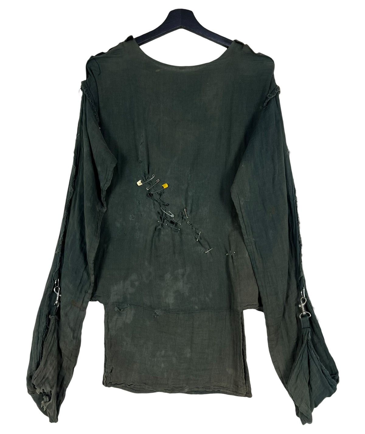 Seditionaries × Vintage Vintage Distressed UK Subs Warhead Punk Muslin Shirt Size US M / EU 48-50 / 2 - 2 Thumbnail