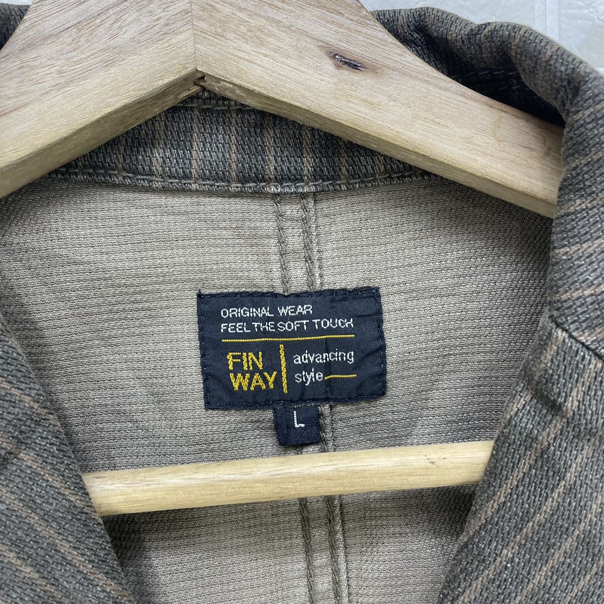 Japanese Brand × Vintage Japanese Bran Fin Way Dual Pocket Chore Jacket Size US M / EU 48-50 / 2 - 6 Thumbnail