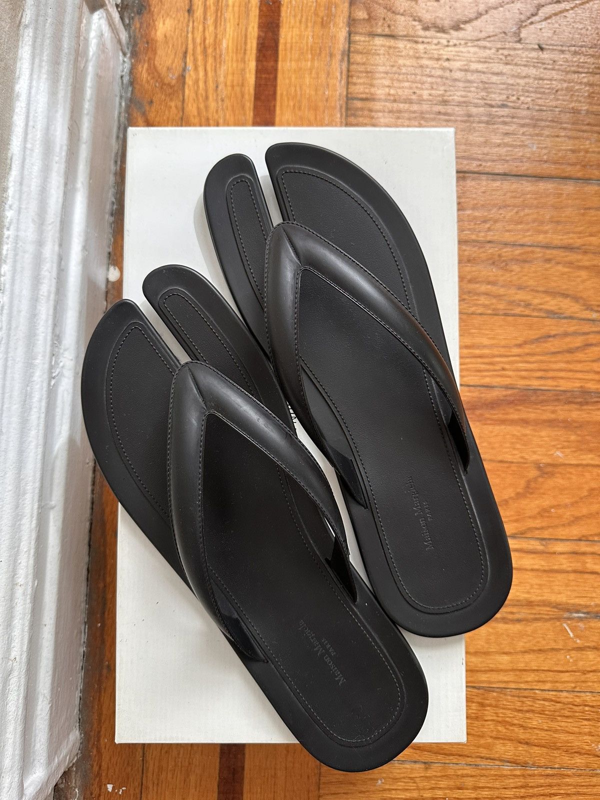 Maison Margiela サンダル　23cm 大人もOK☆MM6 Maison Margiela メゾンマルジェラ ロゴ サンダル