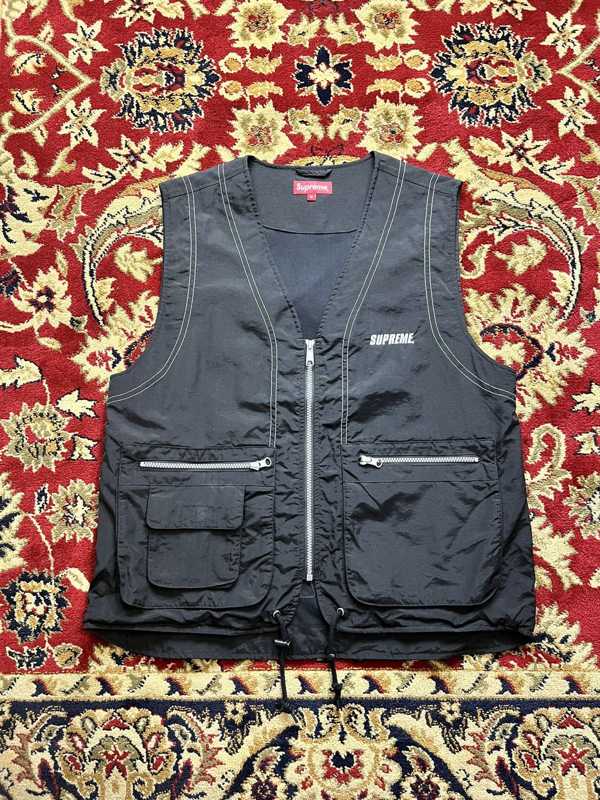 Supreme Supreme Nylon Cargo Vest (Black) Size US M / EU 48-50 / 2 - 1 Thumbnail
