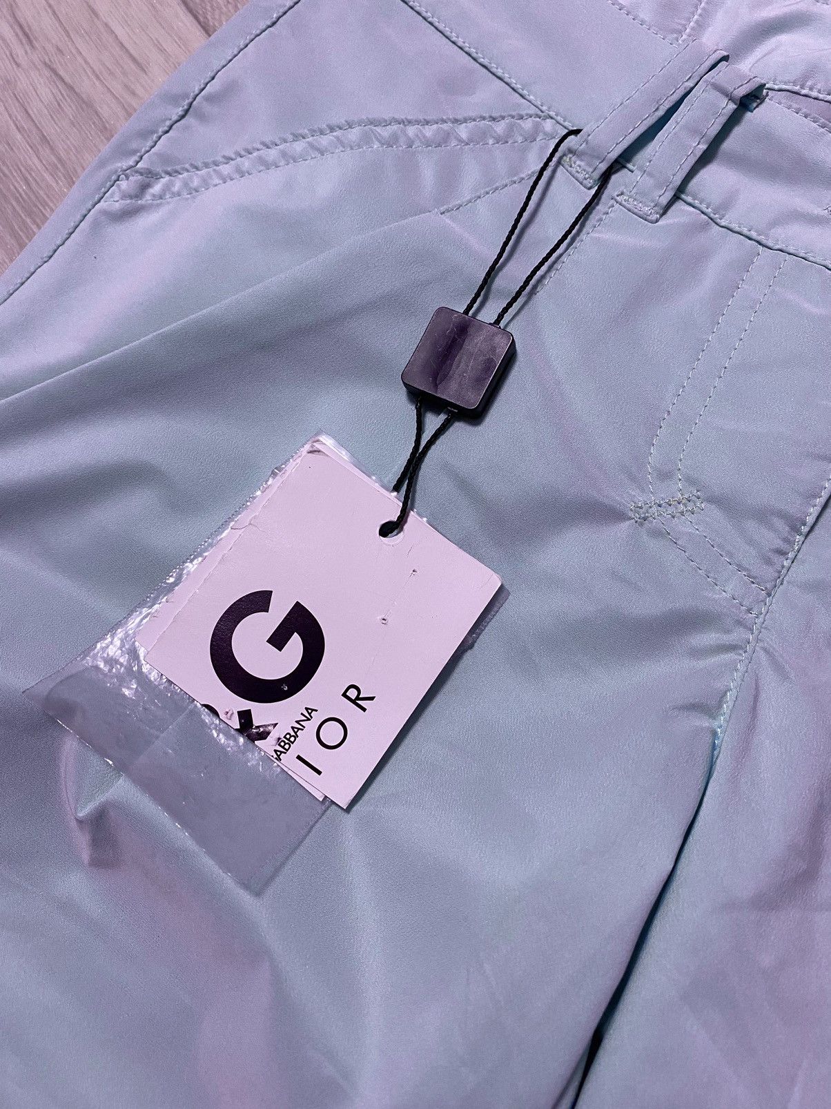 Dolce & Gabbana NWT Women’s Junior D&G Blue Polyester Shorts Capri Size 26" / US 2 / IT 38 - 5 Thumbnail