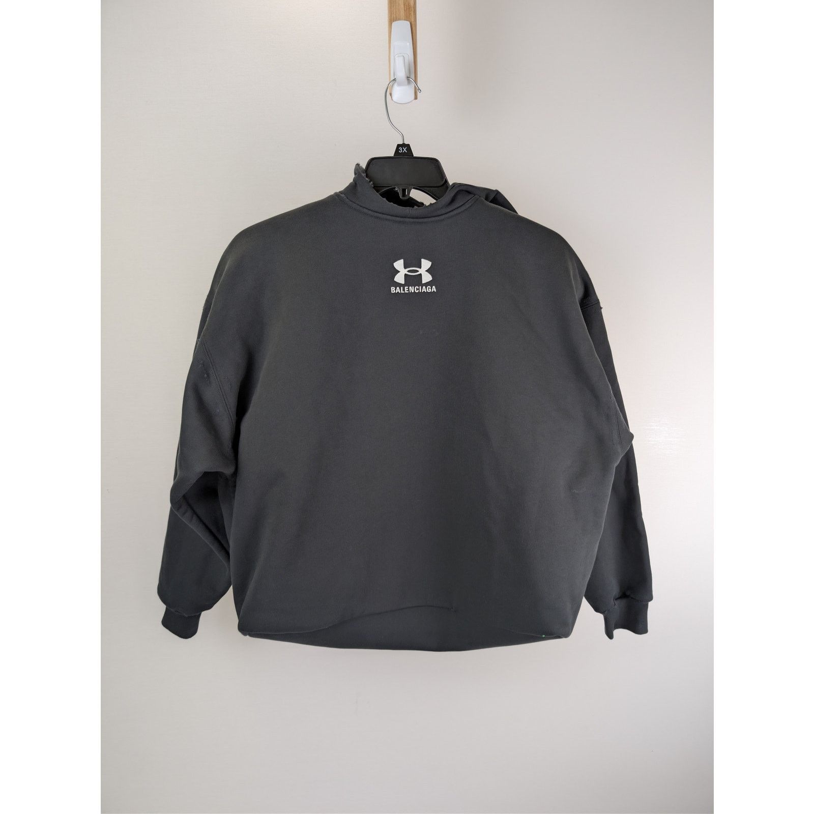 Balenciaga o1rshd1 Size: OS / Hoodie Bag in Black Size ONE SIZE - 10 Thumbnail