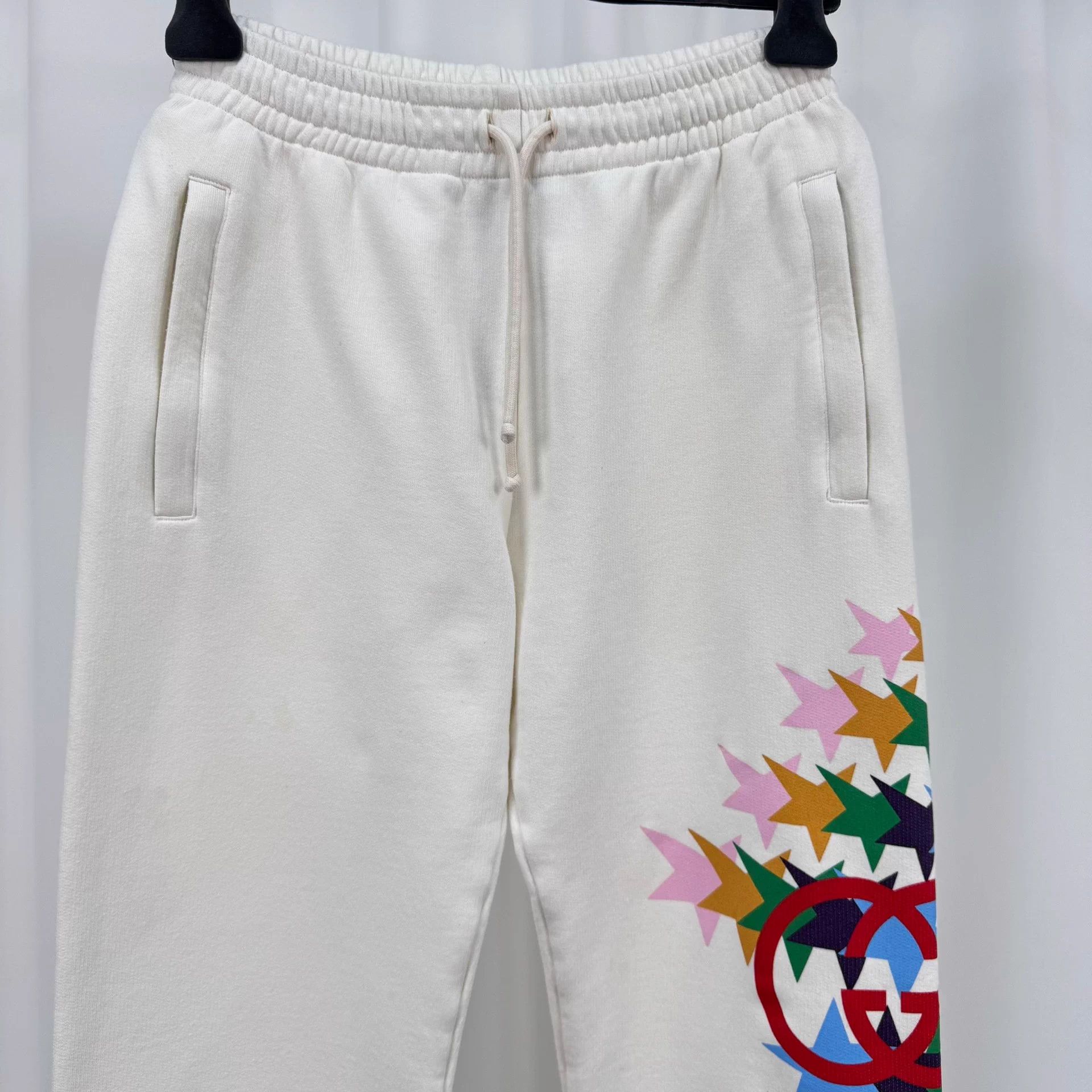 Gucci Gucci Double G Star Print Casual Pants XS 98 New Size 24" / US 00 / IT 34 - 3 Thumbnail