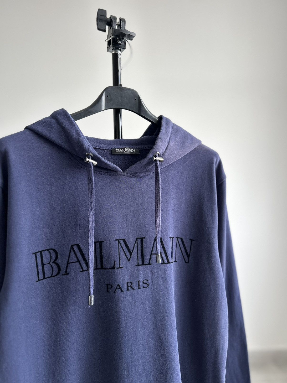 Balmain Balmain Paris Big Logo Hoodie Side Zip Size M Size US M / EU 48-50 / 2 - 2 Thumbnail