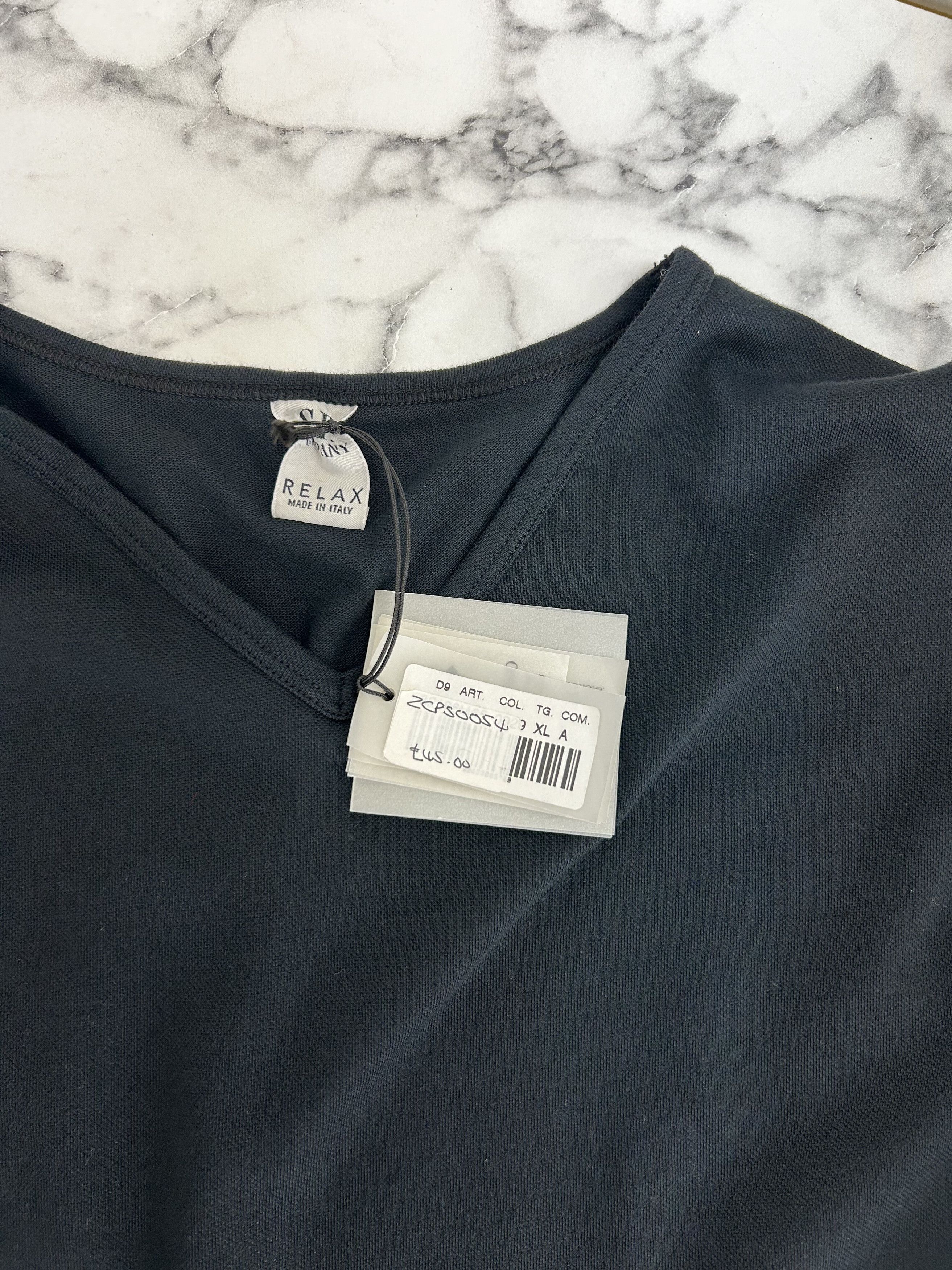 C.P. Company CP Company Black V-Neck Cotton Sleeveless Knitwear Size US XL / EU 56 / 4 - 3 Thumbnail