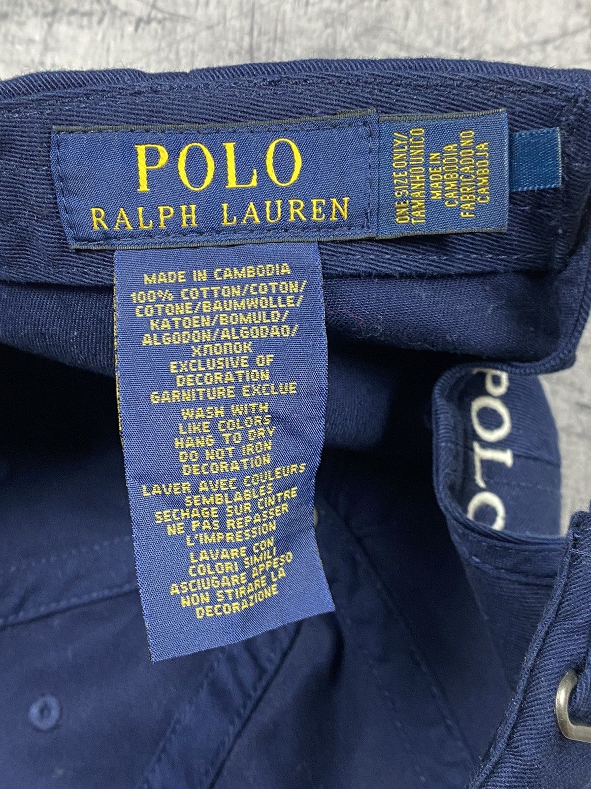 Polo Ralph Lauren × Ralph Lauren × Vintage Polo Ralph Lauren Cap Size ONE SIZE - 8 Thumbnail