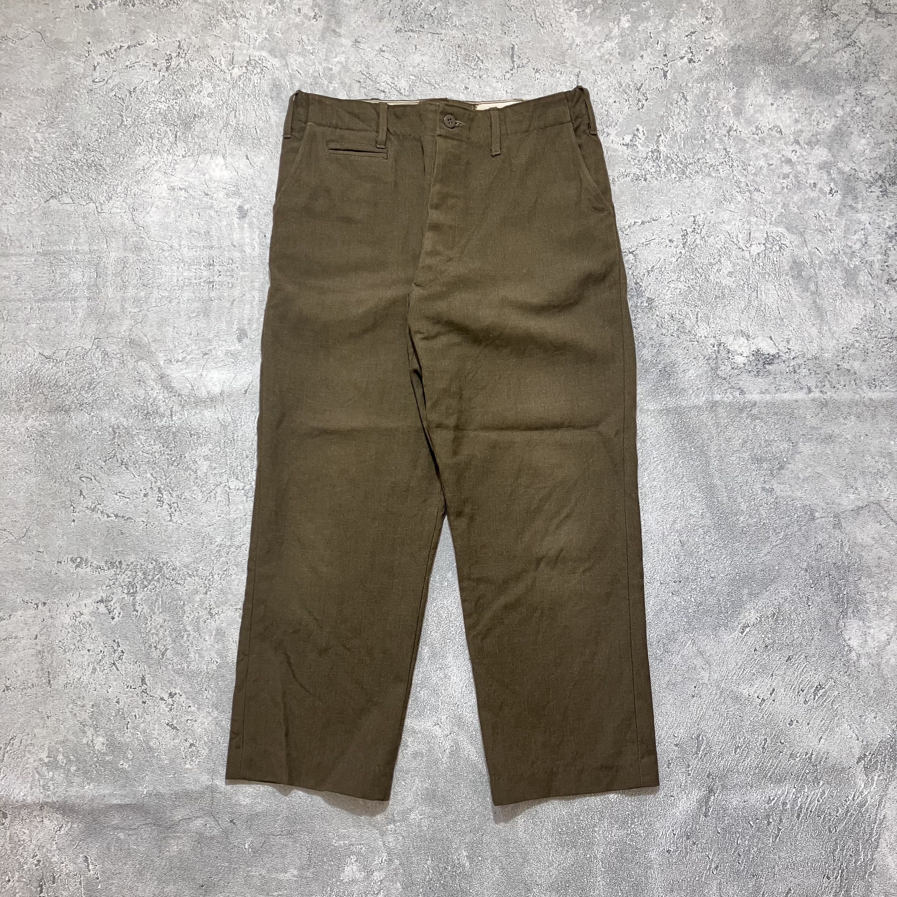 The Real McCoy's 1950 Vintage Korean War US Army OG wool trousers Size US 32 / EU 48 - 1 Thumbnail