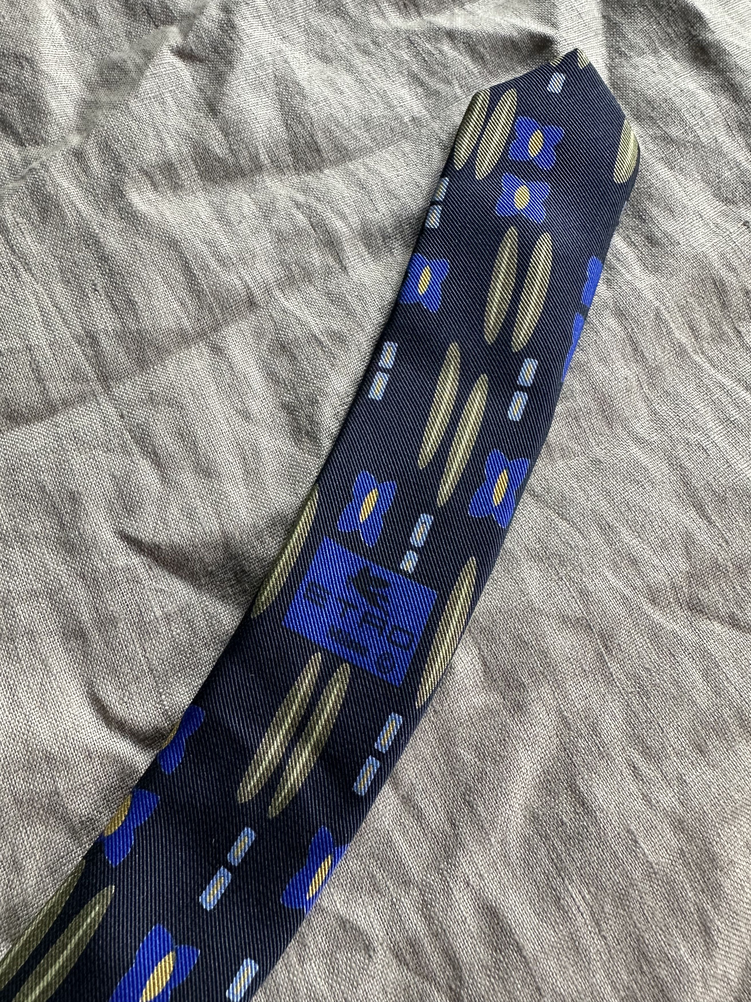 Etro Etro Floral Print Silk Tie 7666AC Size ONE SIZE - 4 Thumbnail