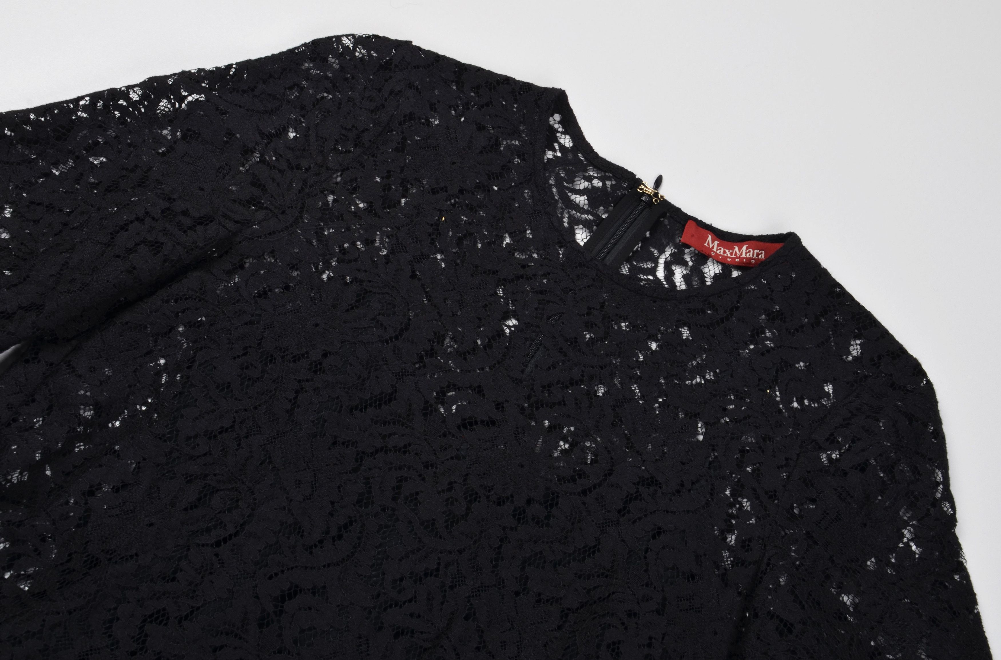 Max Mara Max Mara Lace Dress 3/4 Sleeve A-Line Elegant Cocktail Size S / US 4 / IT 40 - 5 Thumbnail