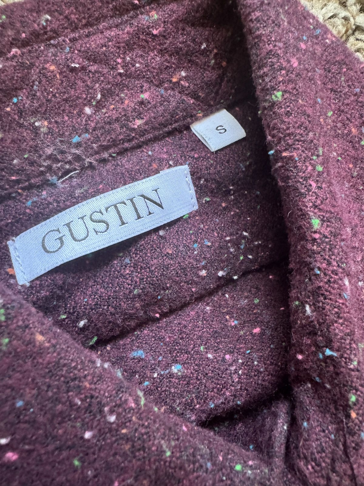 Gustin Gustin Rainbow Nep Flannel Plum Size US S / EU 44-46 / 1 - 1 Thumbnail