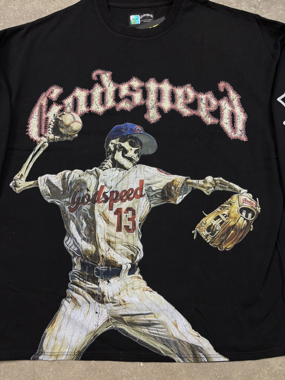 Godspeed Godspeed Strike Out Longsleeve, Black Size US XXL / EU 58 / 5 - 4 Thumbnail