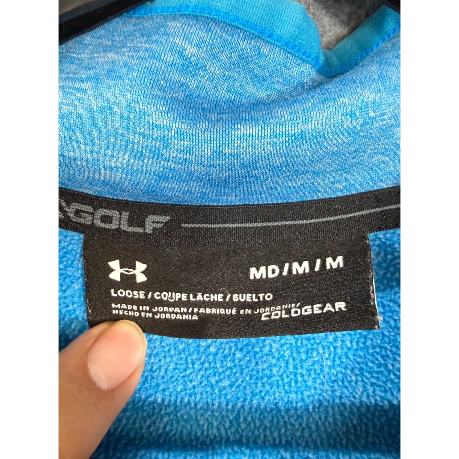 Under Armour Under Armour Golf Sweatshirt Mens M Blue 1/4 Zip Embroidered Coldgear Pullover Size US M / EU 48-50 / 2 - 7 Thumbnail