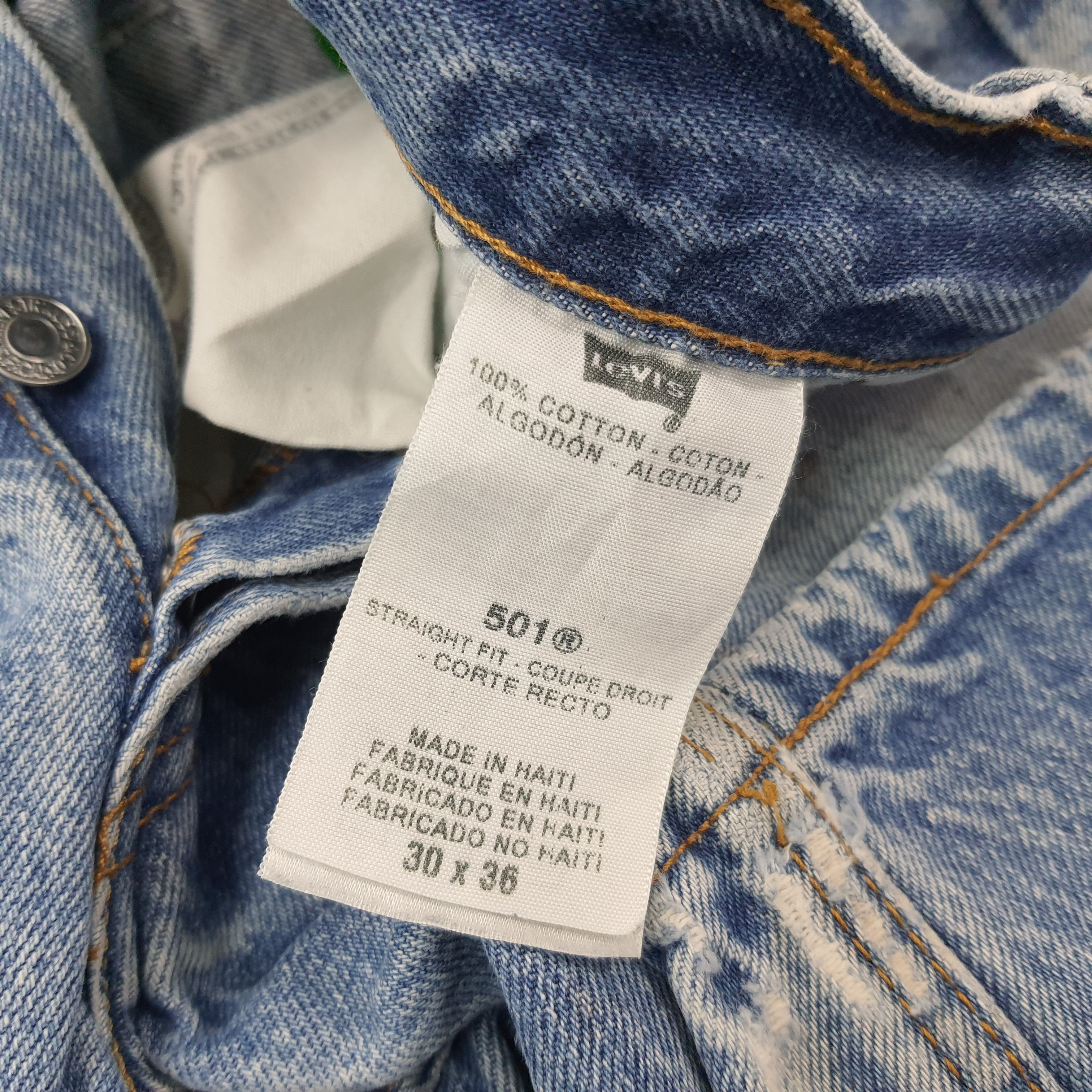 Levi's Vintage Levi's 501 Denim Distressed Paint Jeans C252N10 Size US 28 / EU 44 - 7 Thumbnail