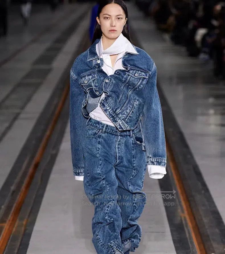 Y/Project Y/Project Size M Twisted denim jacket with steel wire Size US M / EU 48-50 / 2 - 6 Thumbnail